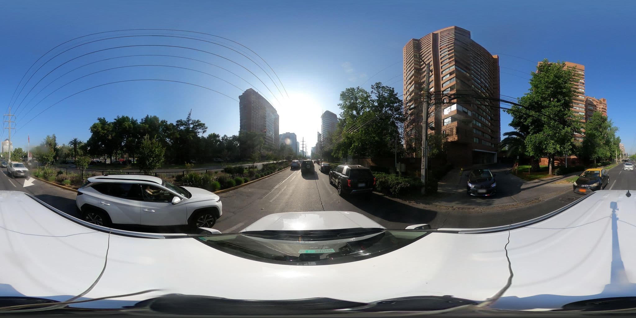 Street view near Uptown Palace, Ñuñoa — © kaart_360 (CC BY-SA · Mapillary)