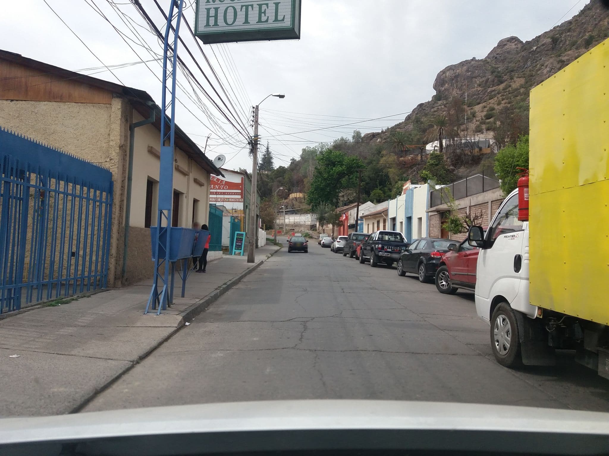 Street view near Hostal del Rio, Los Andes — © hugo_sandoval (CC BY-SA · Mapillary)