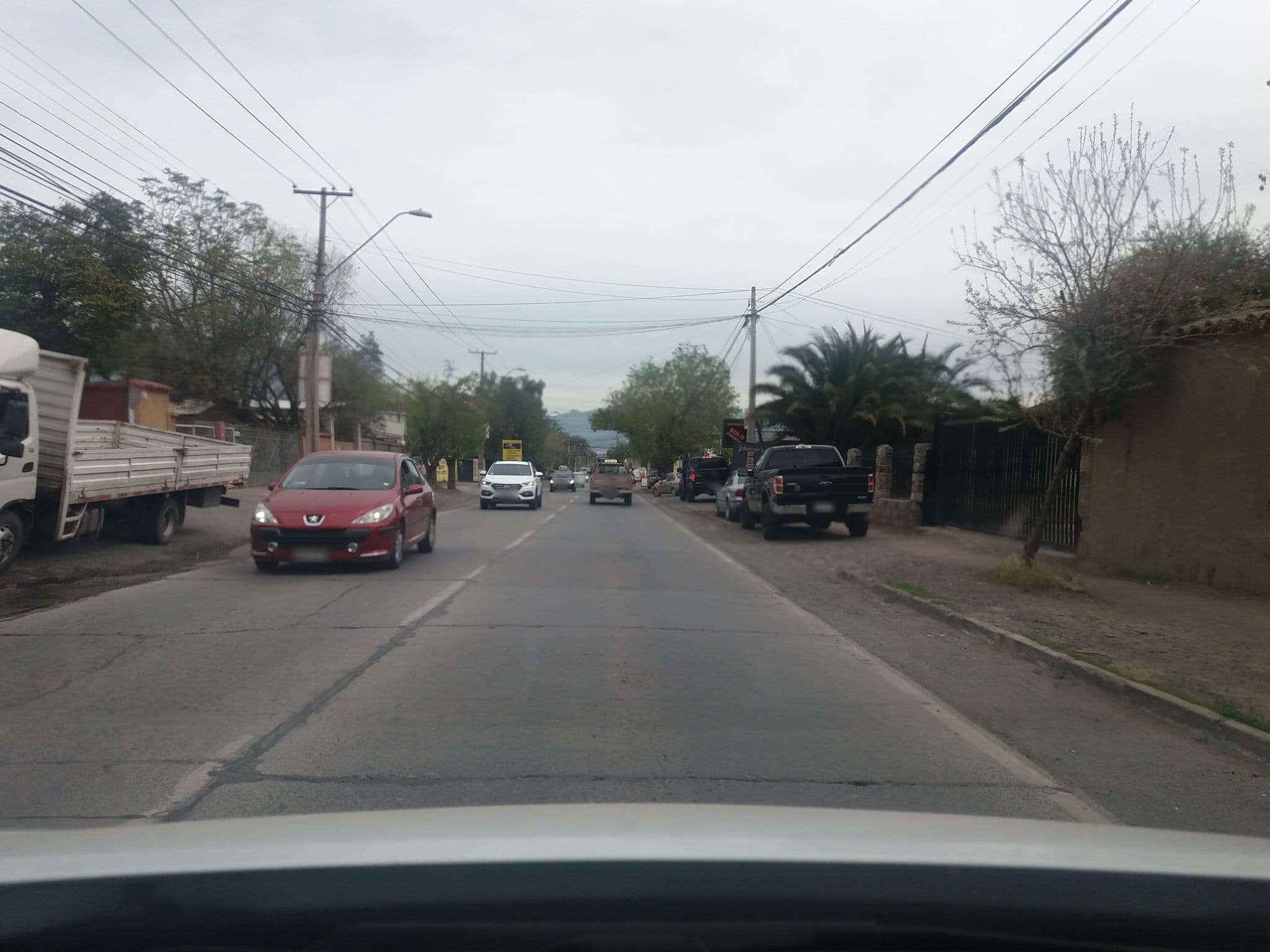 Street view near Hostal del Prado, Los Andes — © hugo_sandoval (CC BY-SA · Mapillary)