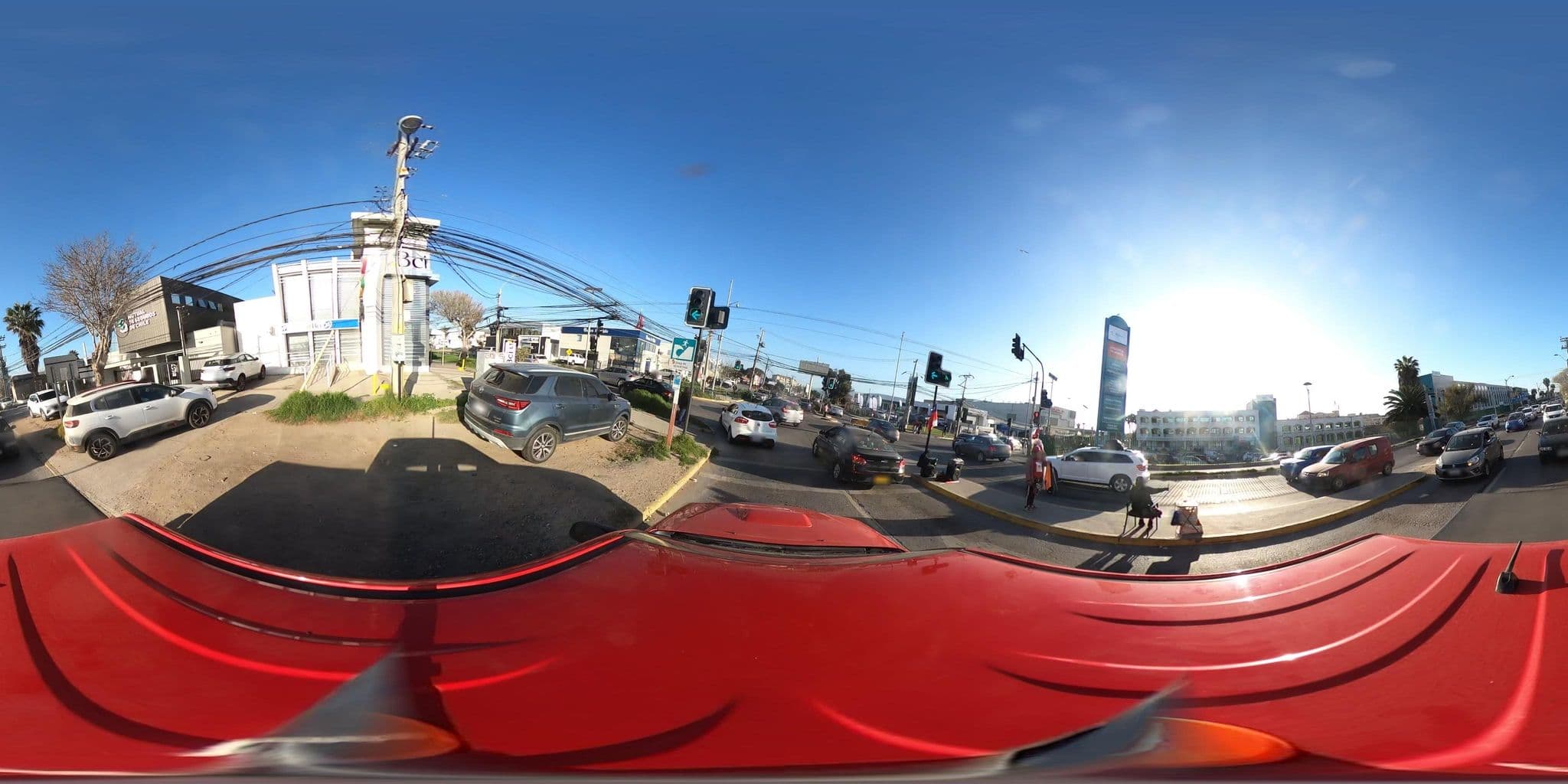 Street view near Hostal Solaris, La Serena — © SolutivaSistemas (CC BY-SA · Mapillary)