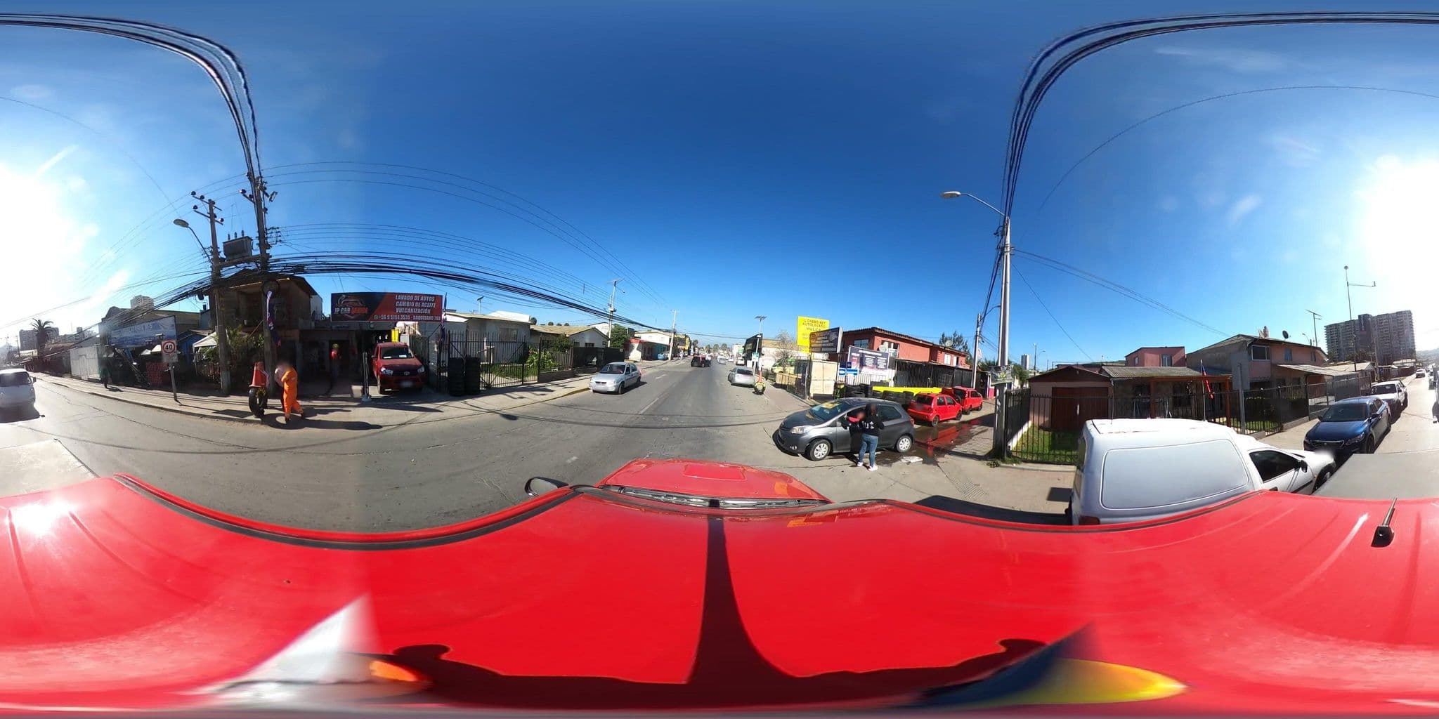 Street view near Hotel Les Pleyades, Coquimbo — © SolutivaSistemas (CC BY-SA · Mapillary)