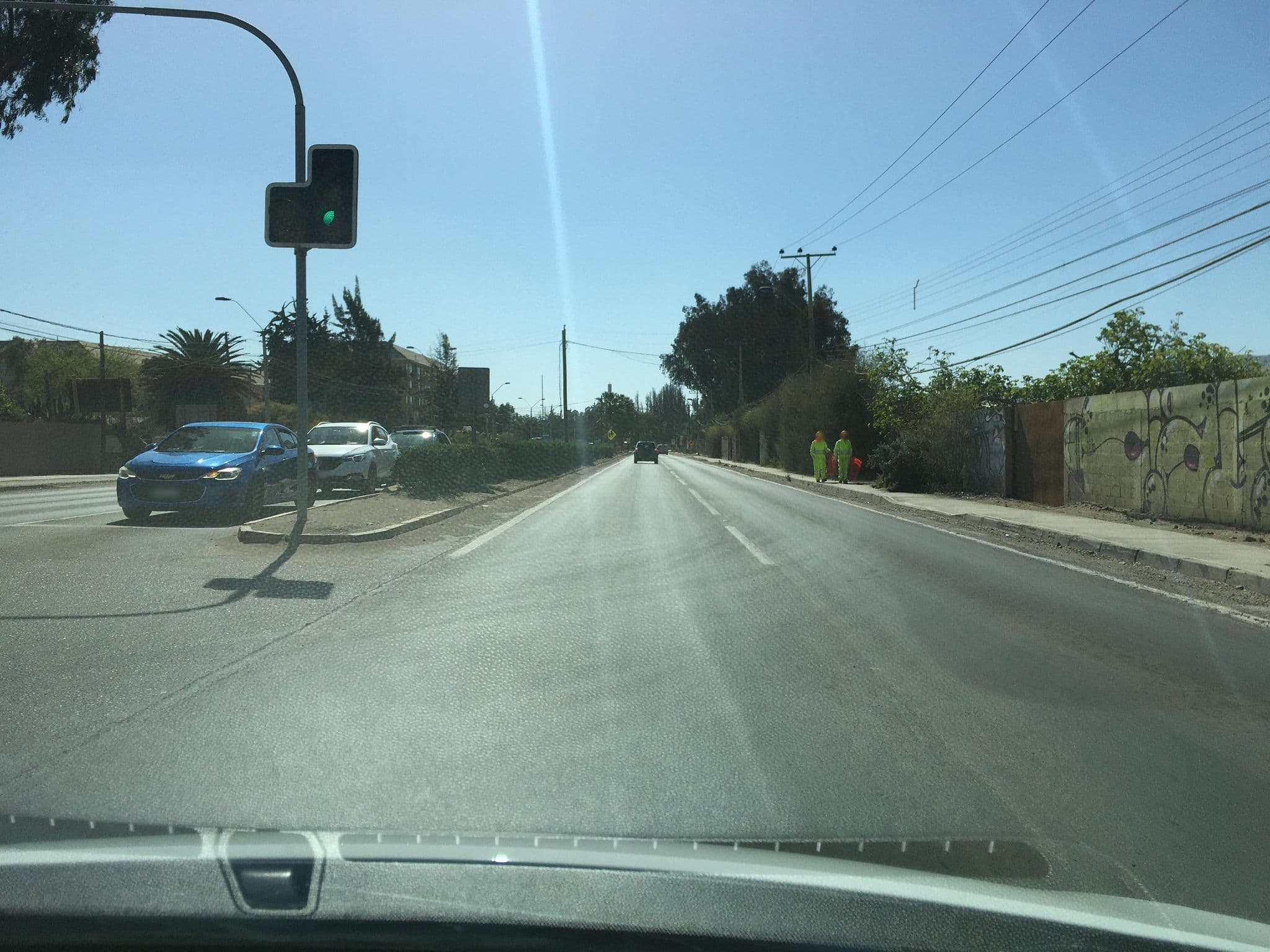 Street view near Hostal San Vicente, Copiapó — © ariellopez (CC BY-SA · Mapillary)