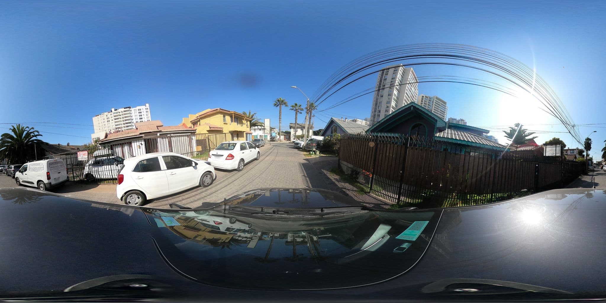 Street view near Apart Hotel y Cabañas las Tinajas, Coquimbo — © Kaart_Local (CC BY-SA · Mapillary)