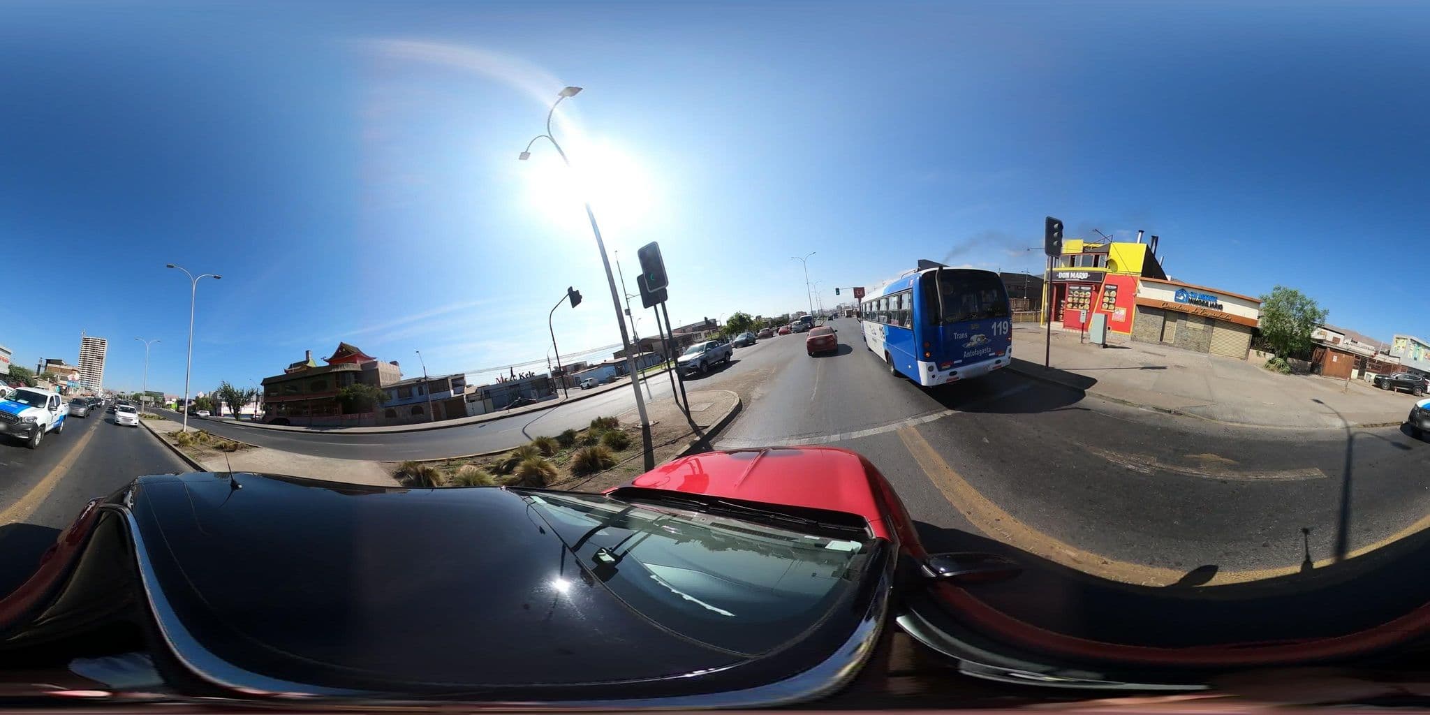 Street view near Hostal El Salitre, Antofagasta — © DNC (CC BY-SA · Mapillary)
