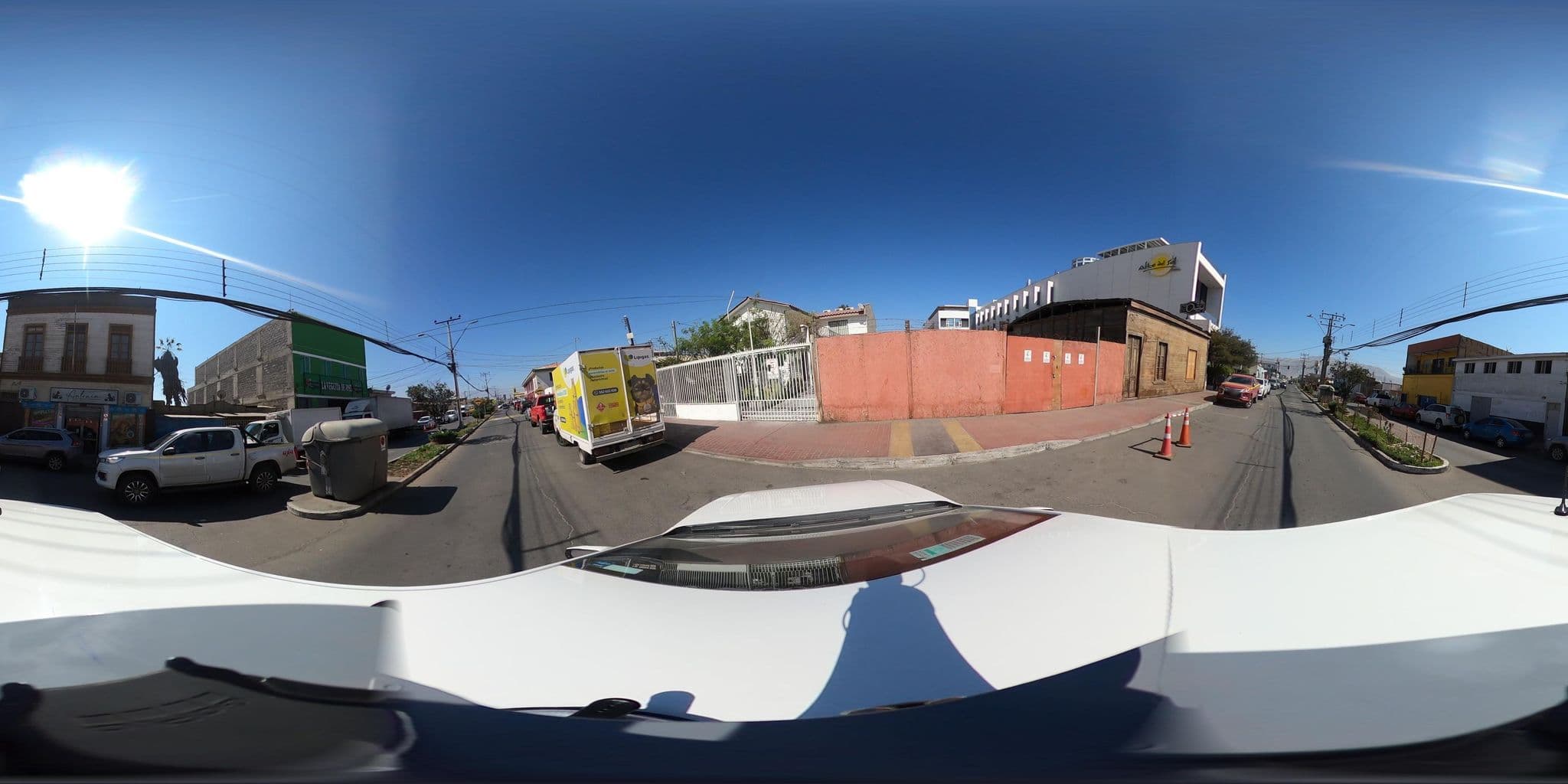 Street view near Fragga Hospedaje Mejillones, Mejillones — © Gduran (CC BY-SA · Mapillary)