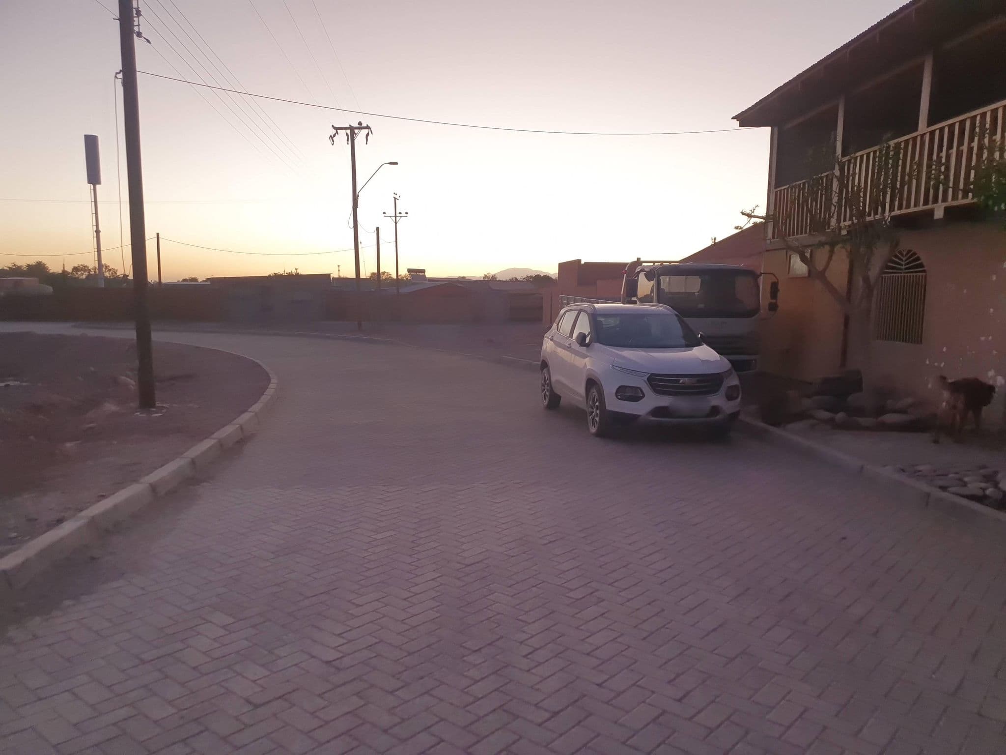 Street view near Casa Kirchir, San Pedro de Atacama — © vmg (CC BY-SA · Mapillary)