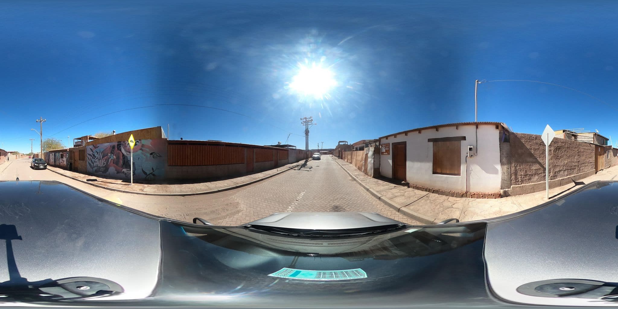 Street view near Eco Hostal El Refugio, San Pedro de Atacama — © Kaart_Local (CC BY-SA · Mapillary)