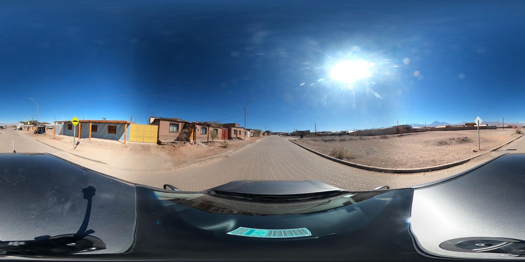 Street view near Hostal Iquisa, San Pedro de Atacama — © Kaart_Local (CC BY-SA · Mapillary)