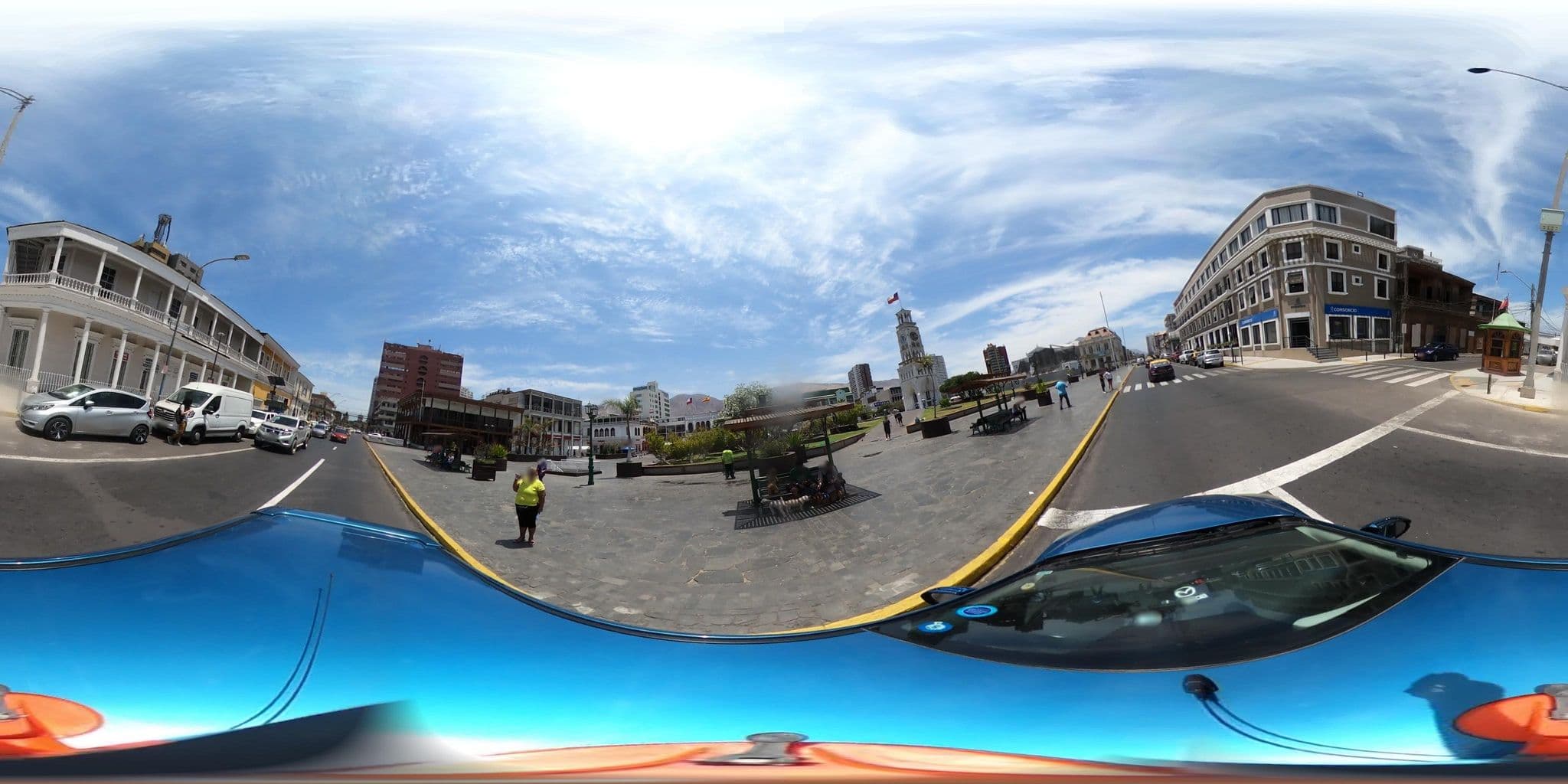 Street view near Hostal Los Emilios, Iquique — © SolutivaSistemas (CC BY-SA · Mapillary)