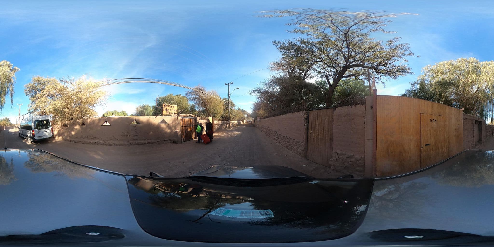 Street view near Hotel Don Sebastian, San Pedro de Atacama — © Kaart_Local (CC BY-SA · Mapillary)
