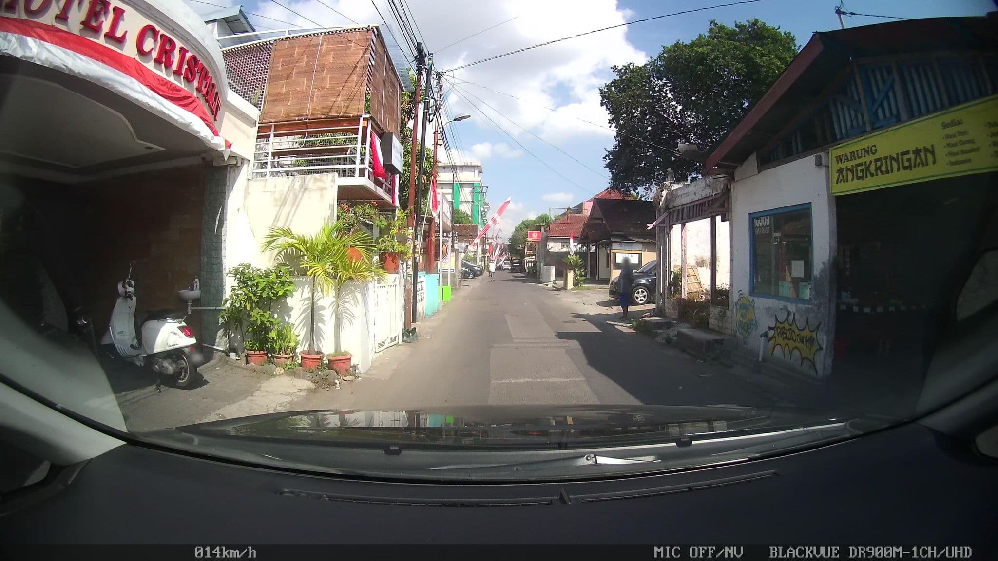 Street view near Delta Homestay, Yogyakarta