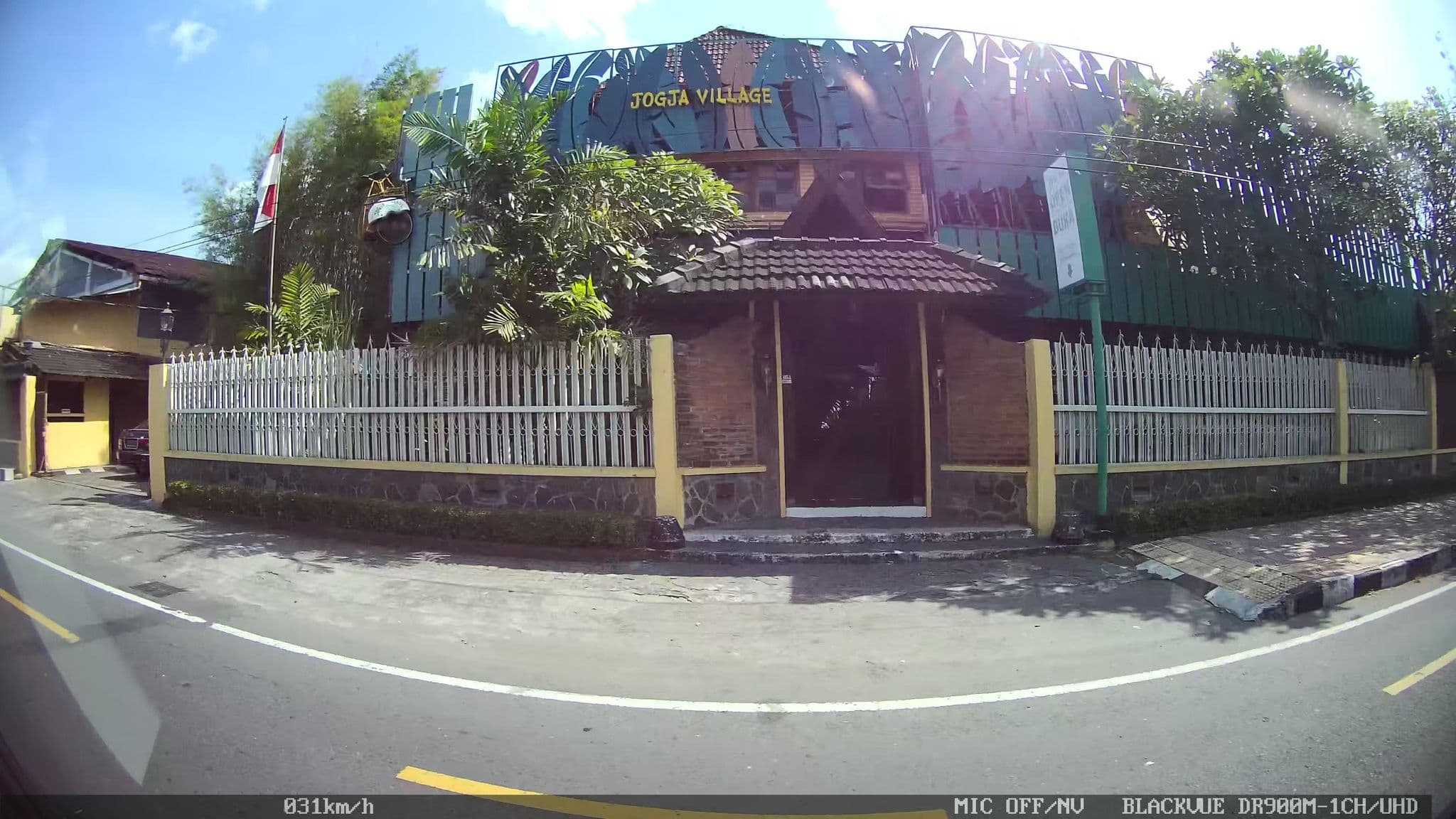 Street view near Dusun Jogja Village inn, Yogyakarta