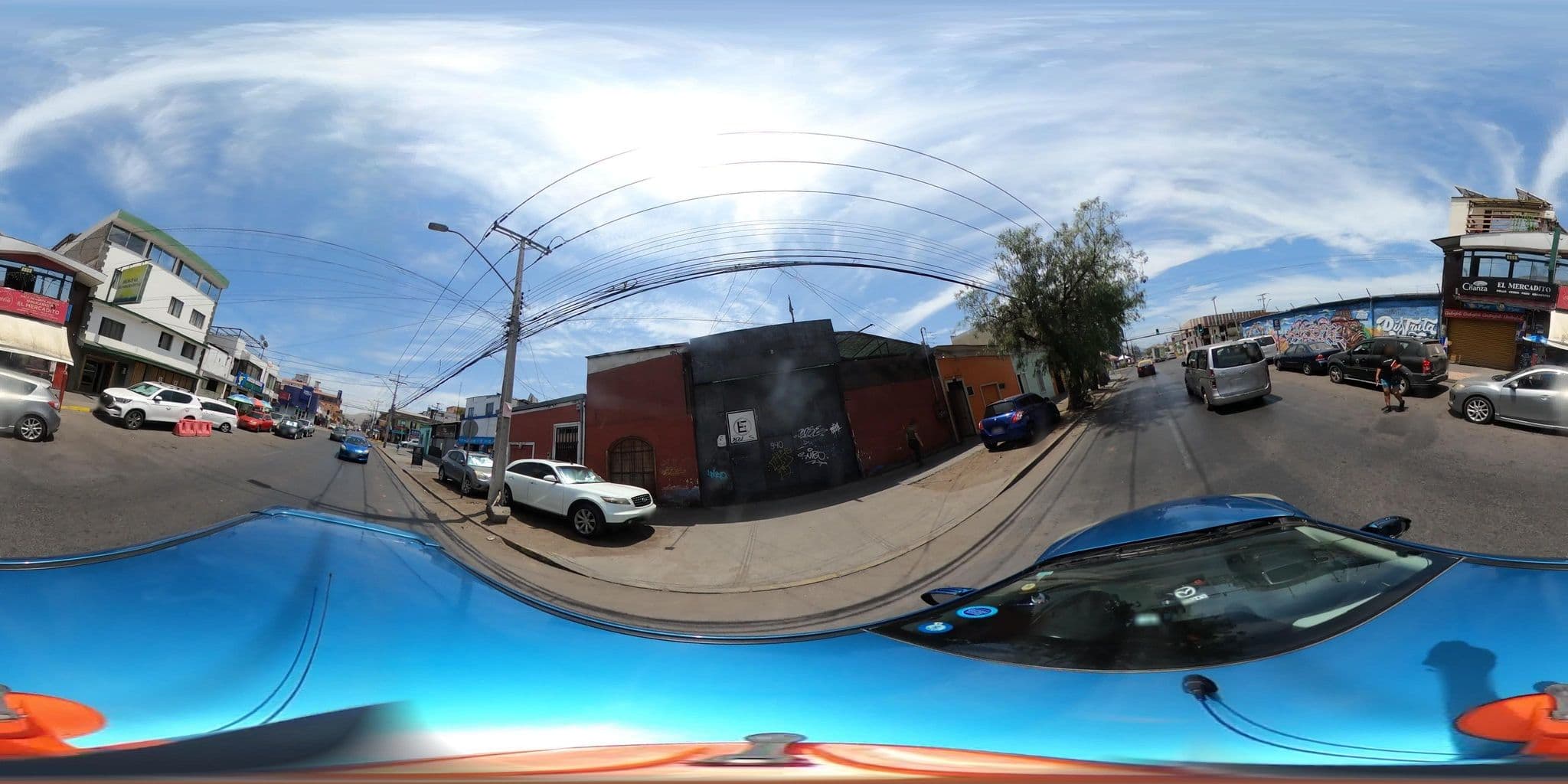 Street view near Hotel Humberstone, Iquique — © SolutivaSistemas (CC BY-SA · Mapillary)