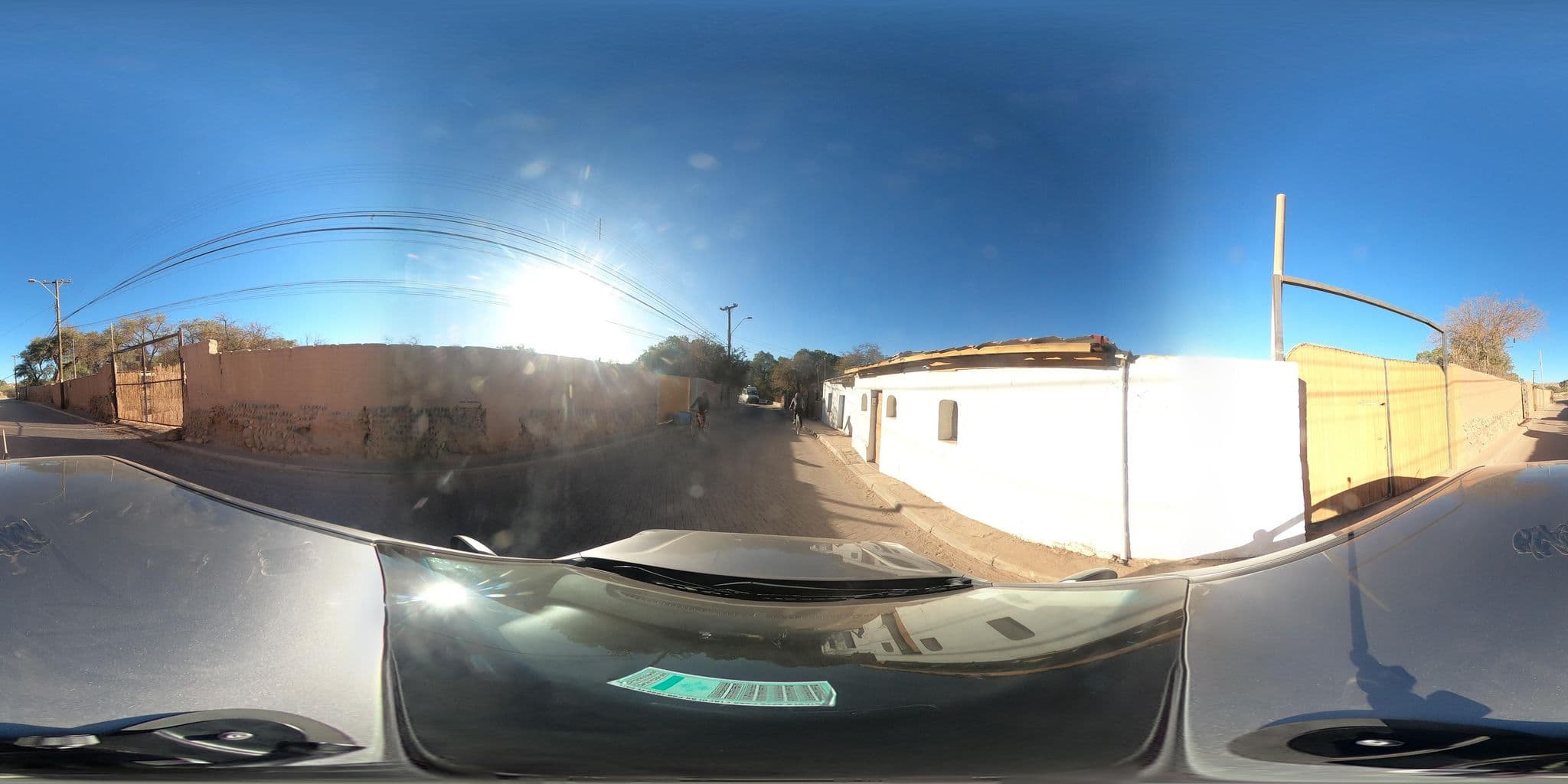 Street view near Hostal la Casa Blanca, San Pedro de Atacama — © Kaart_Local (CC BY-SA · Mapillary)