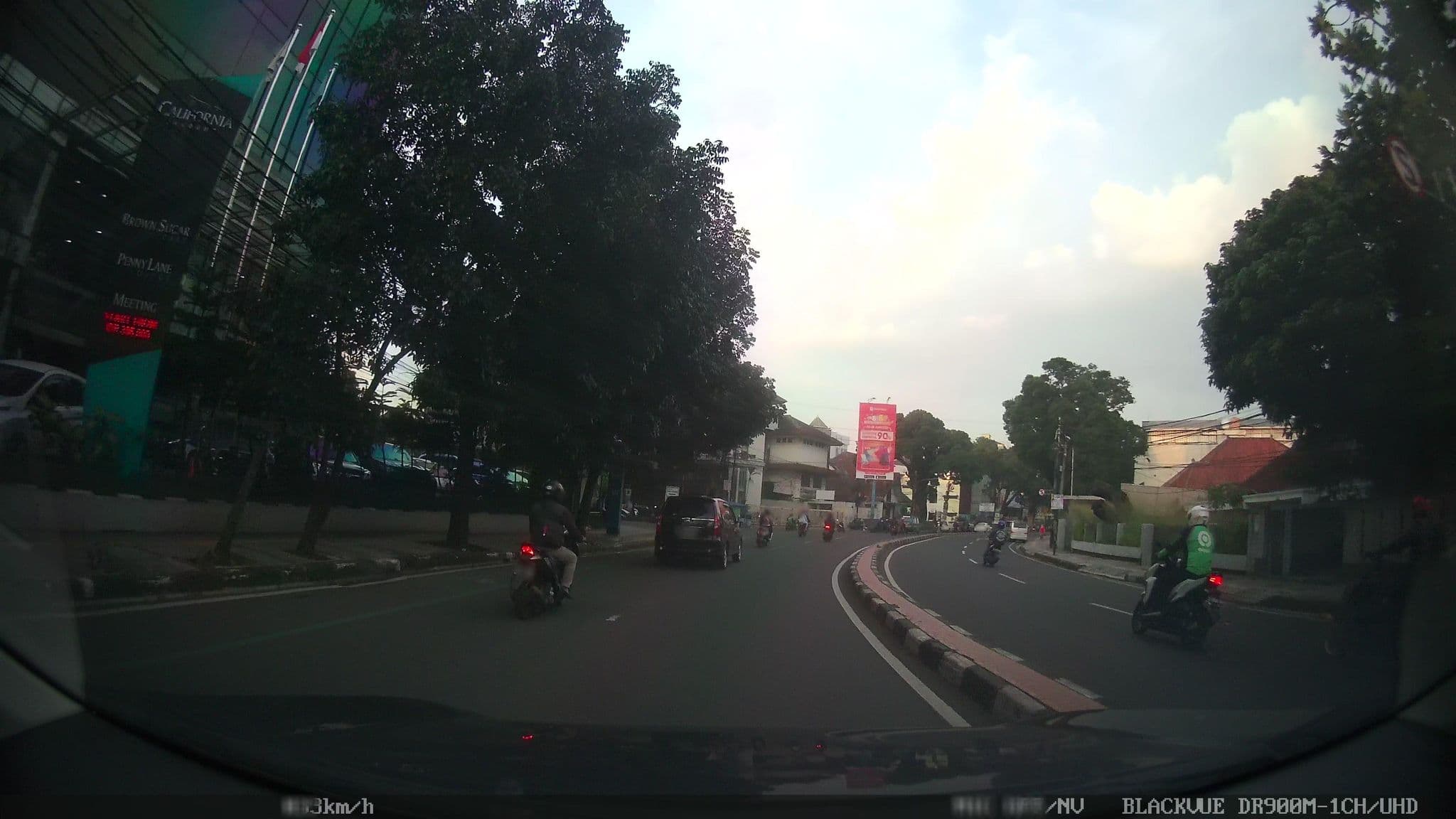 Street view near Hotel California, Bandung