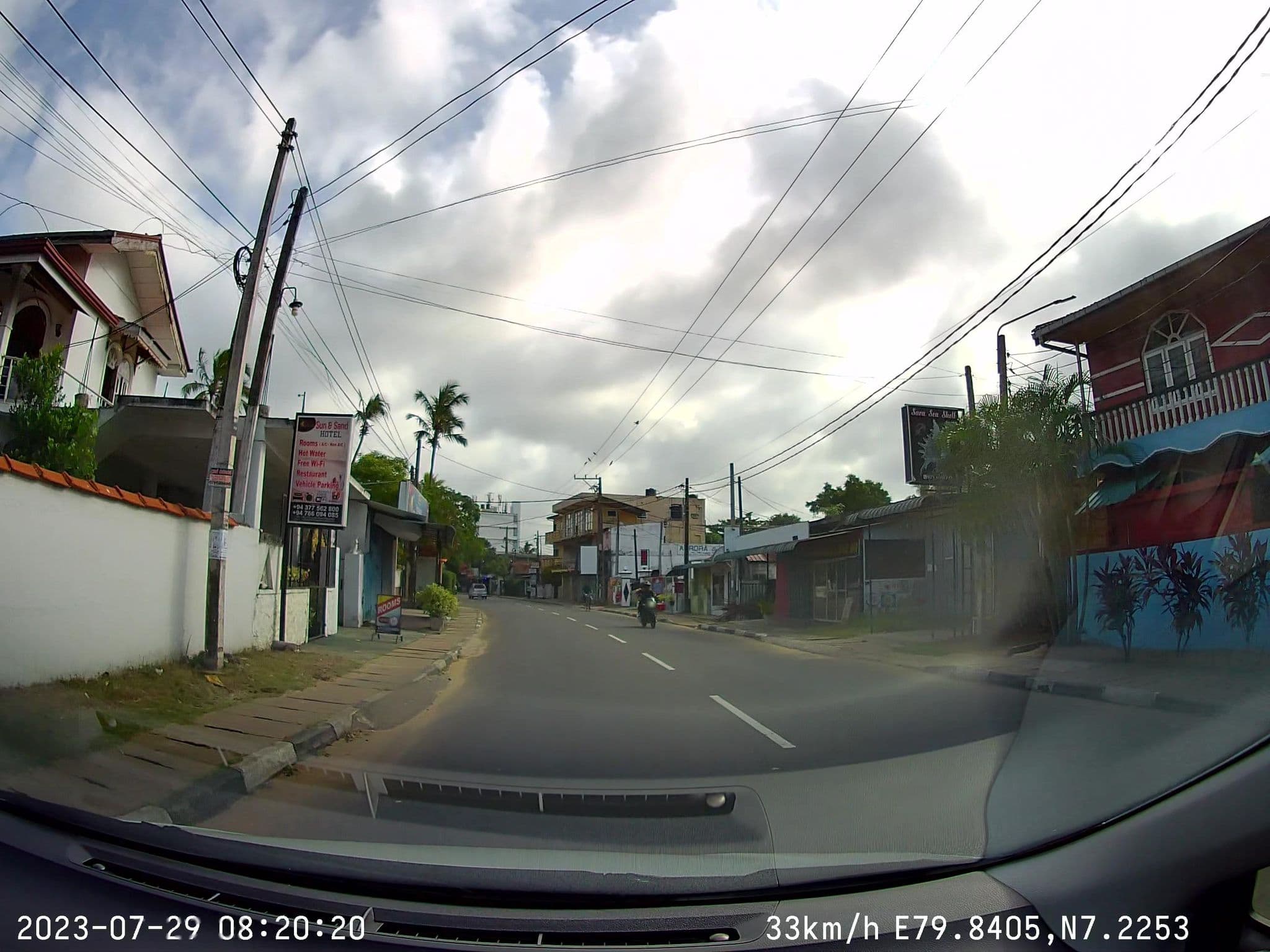 Street view near Dion's Guest House, Negombo — © sahanbsb (CC BY-SA · Mapillary)