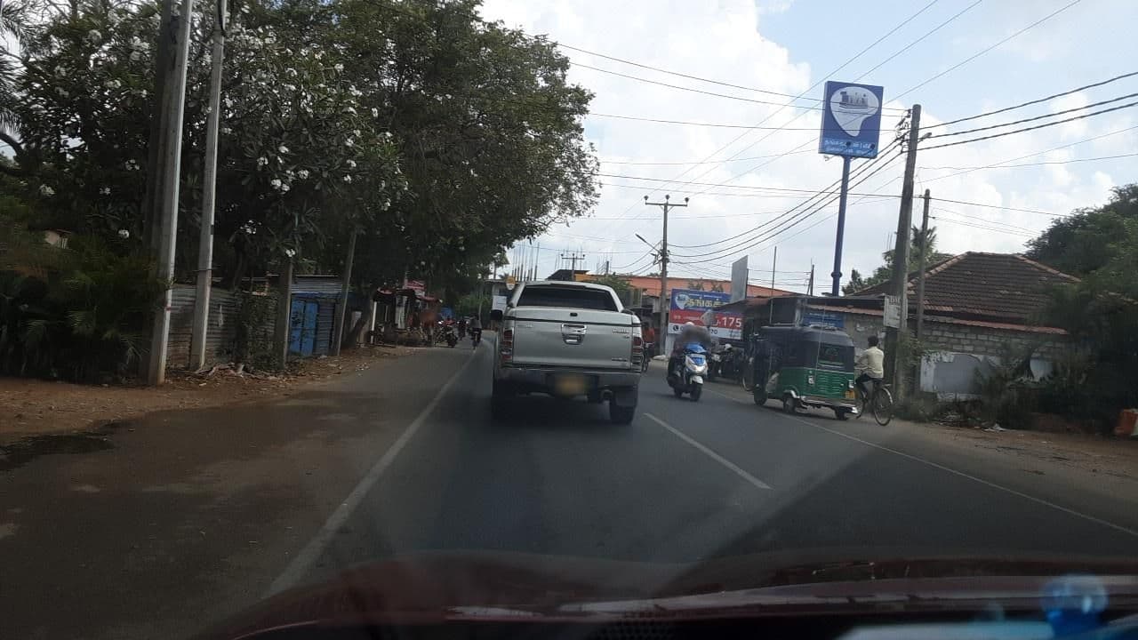 Street view near Thisha Hotel & Restaurant, Jaffna — © ZihanZarouk (CC BY-SA · Mapillary)
