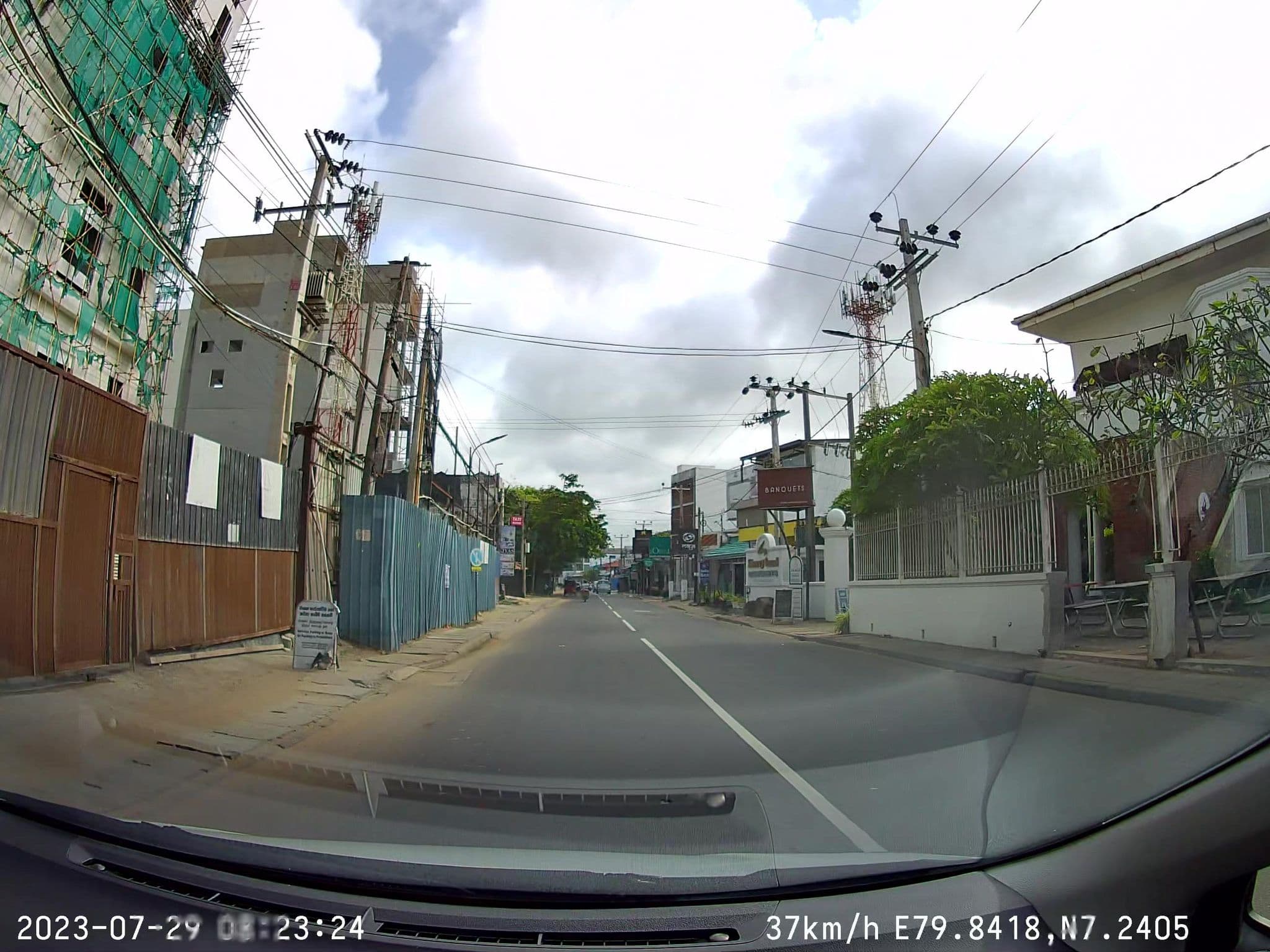 Street view near Sherry Land Reception & Banquet, Negombo — © sahanbsb (CC BY-SA · Mapillary)