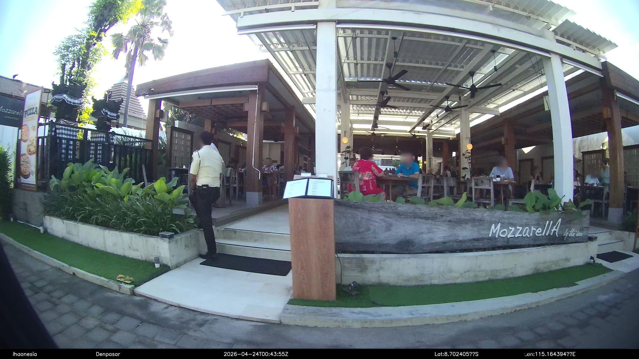 Street view near Maharta Beach Resort, Legian