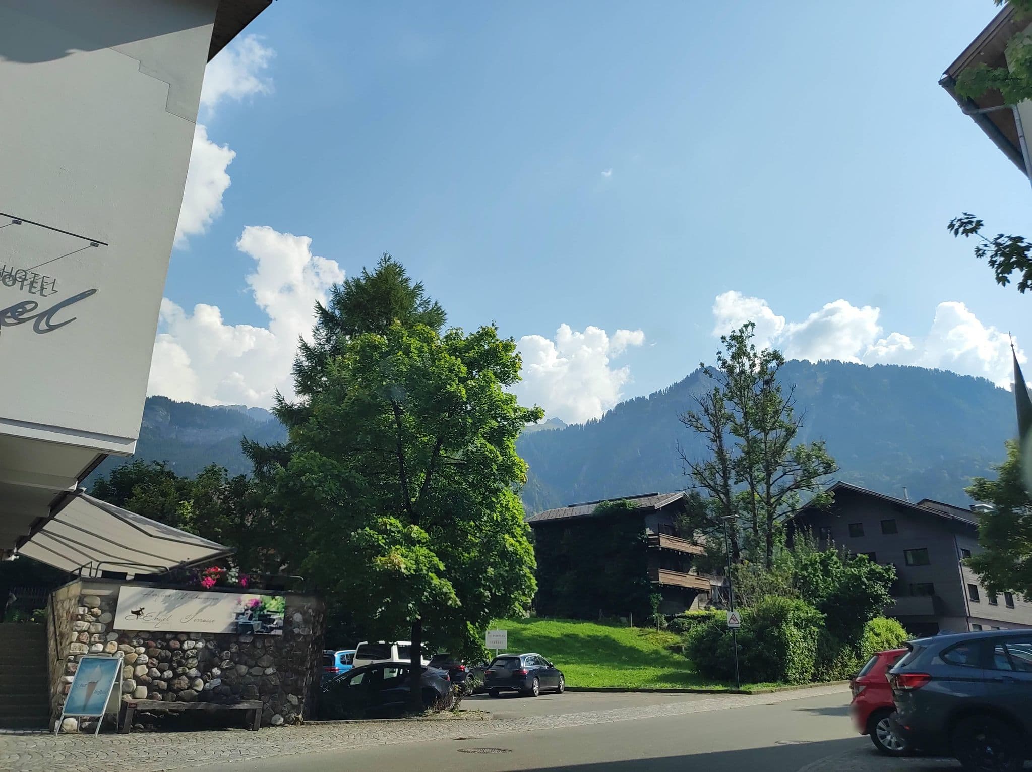 Street view near Hotel Engel, Mellau — © msdess (CC BY-SA · Mapillary)