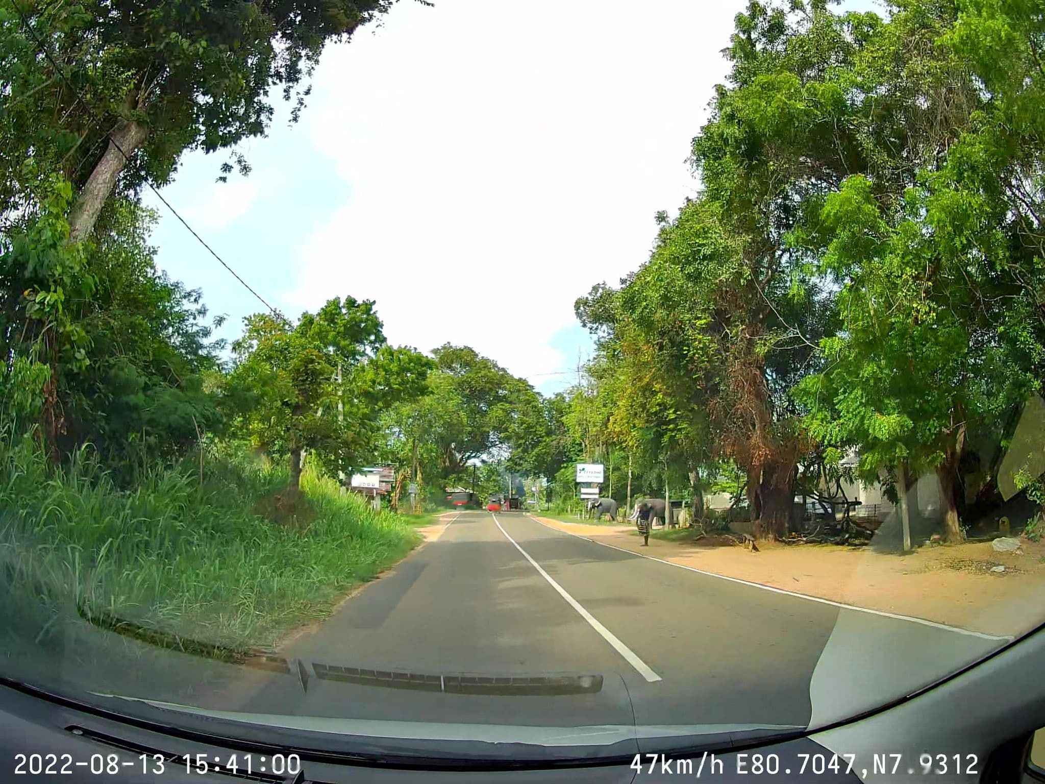 Street view near Ceyloni Sigiriya Hotel, Sigiriya — © sahanbsb (CC BY-SA · Mapillary)