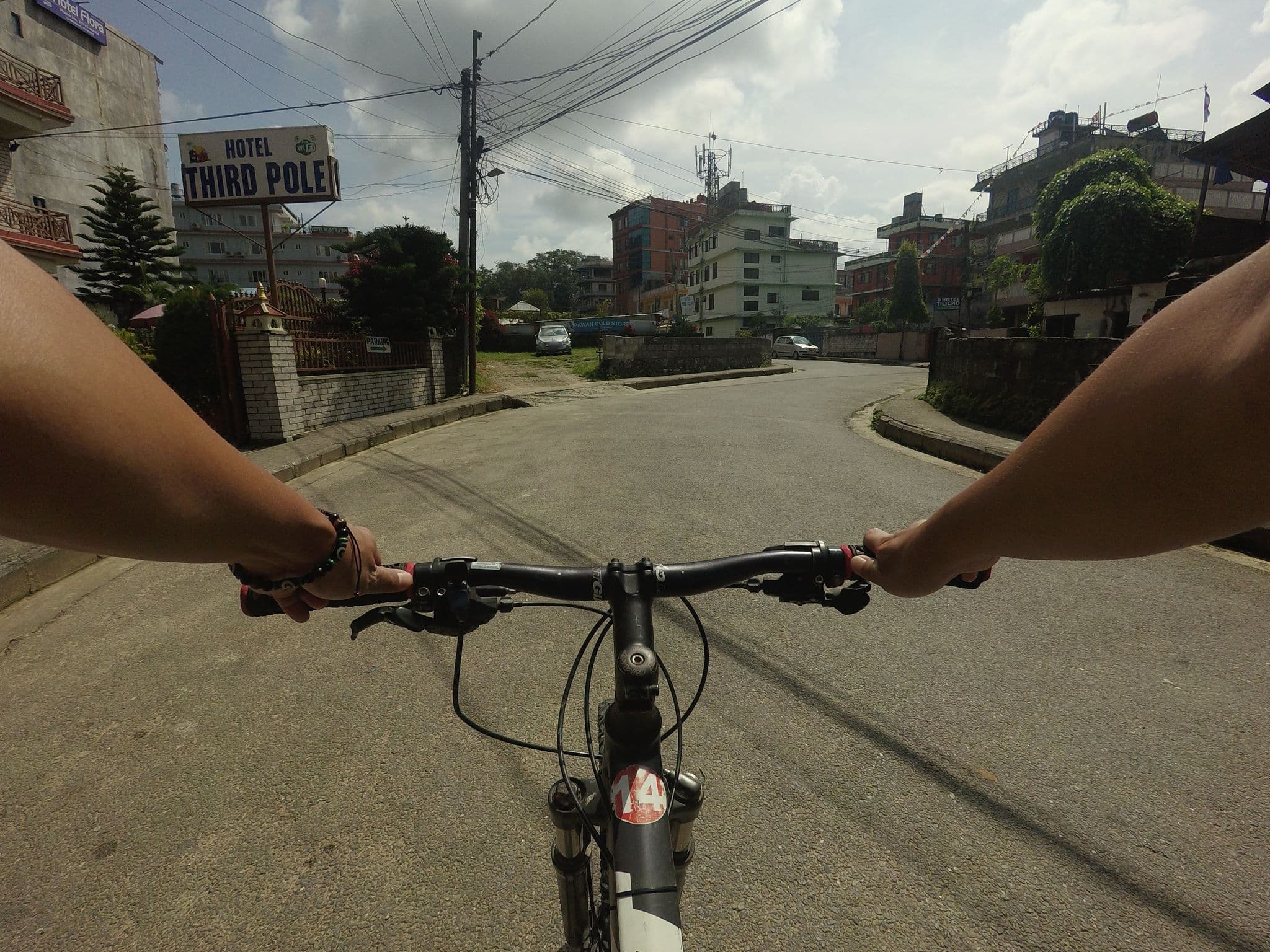 Street view near Hotel Fewa Park, Pokhara — © GOwin (CC BY-SA · Mapillary)