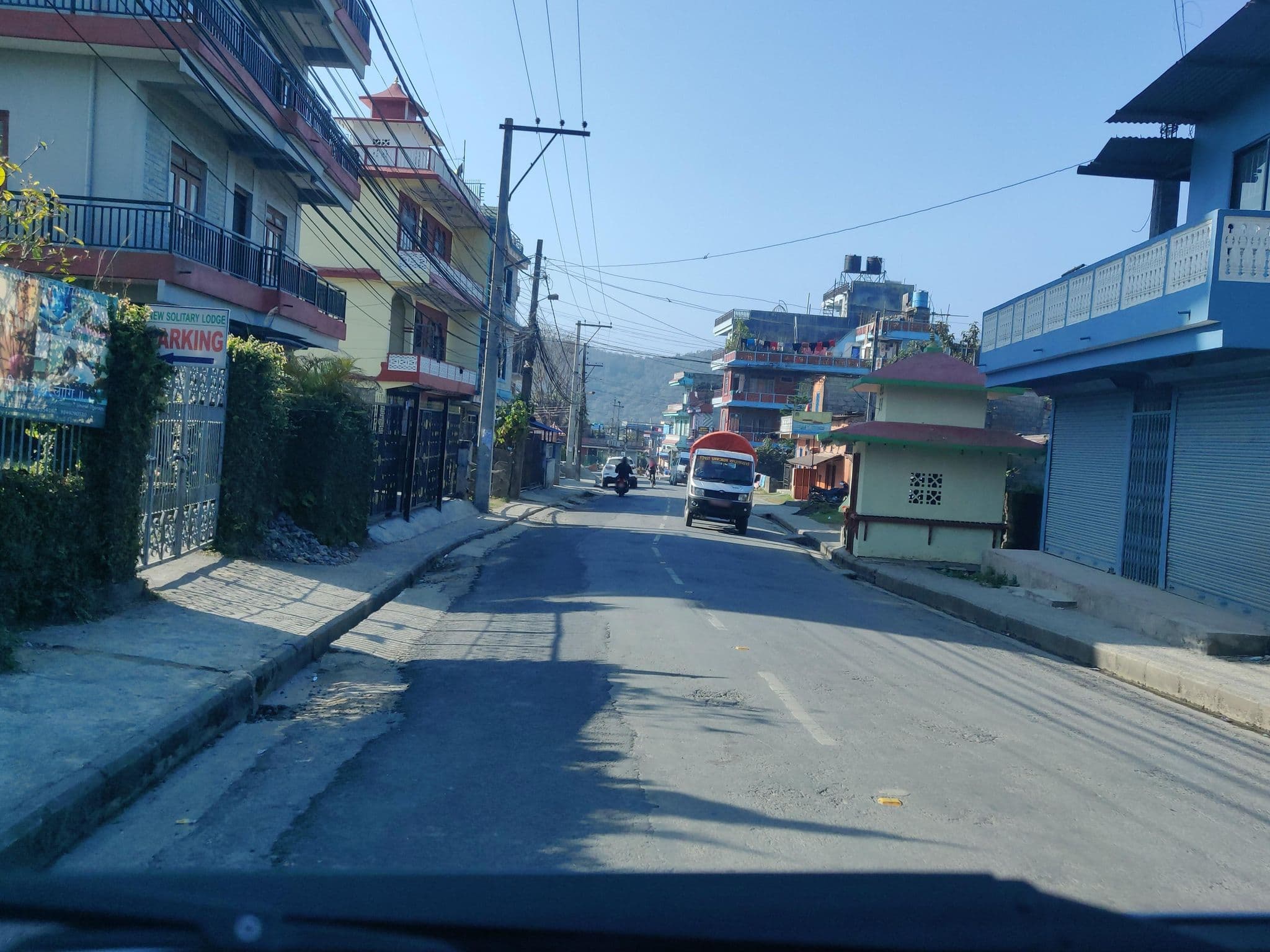 Street view near Hotel Nana Pokhara, Pokhara — © unen (CC BY-SA · Mapillary)