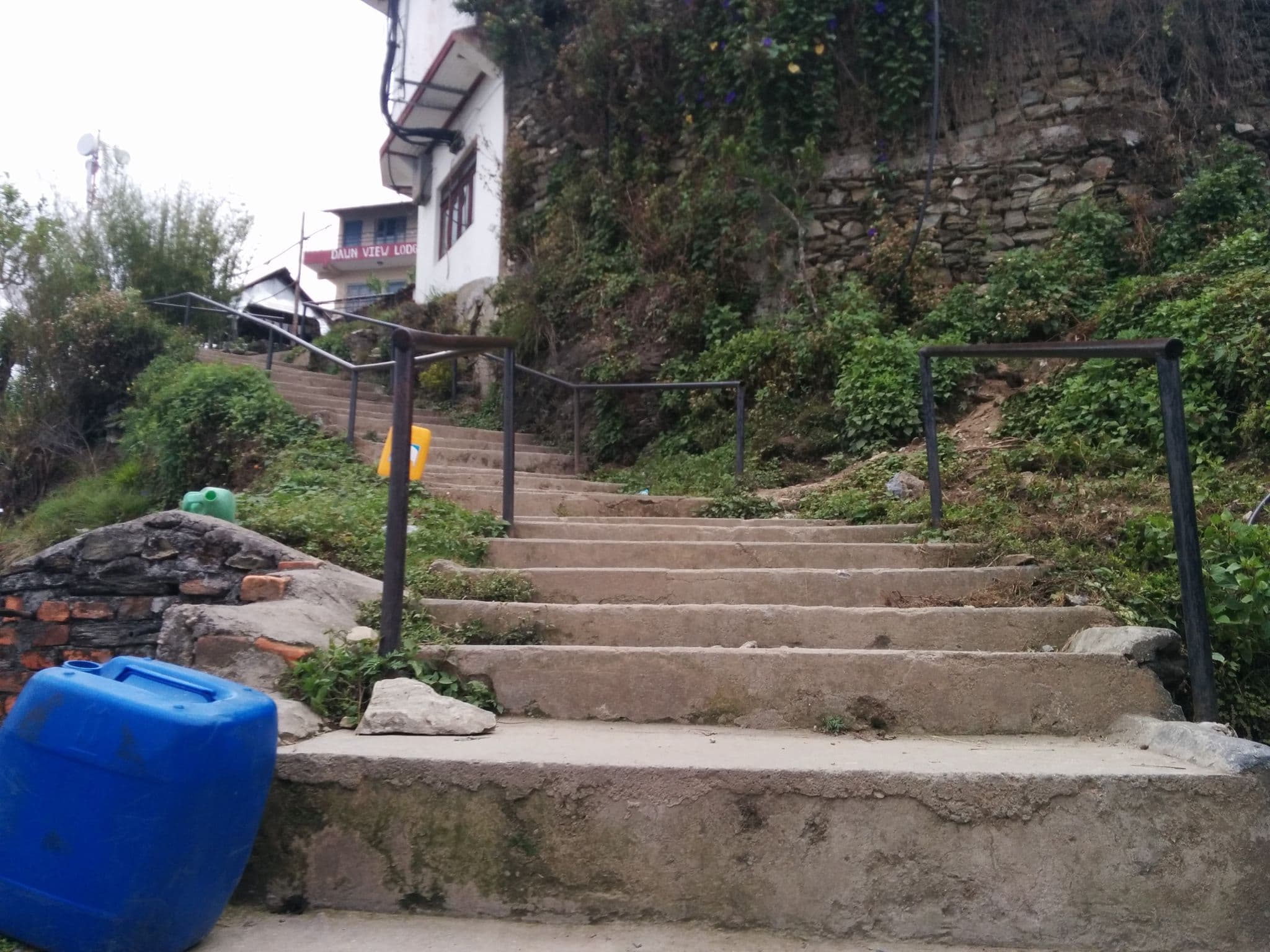 Street view near Superview Lodge, Pokhara — © sashazykov (CC BY-SA · Mapillary)