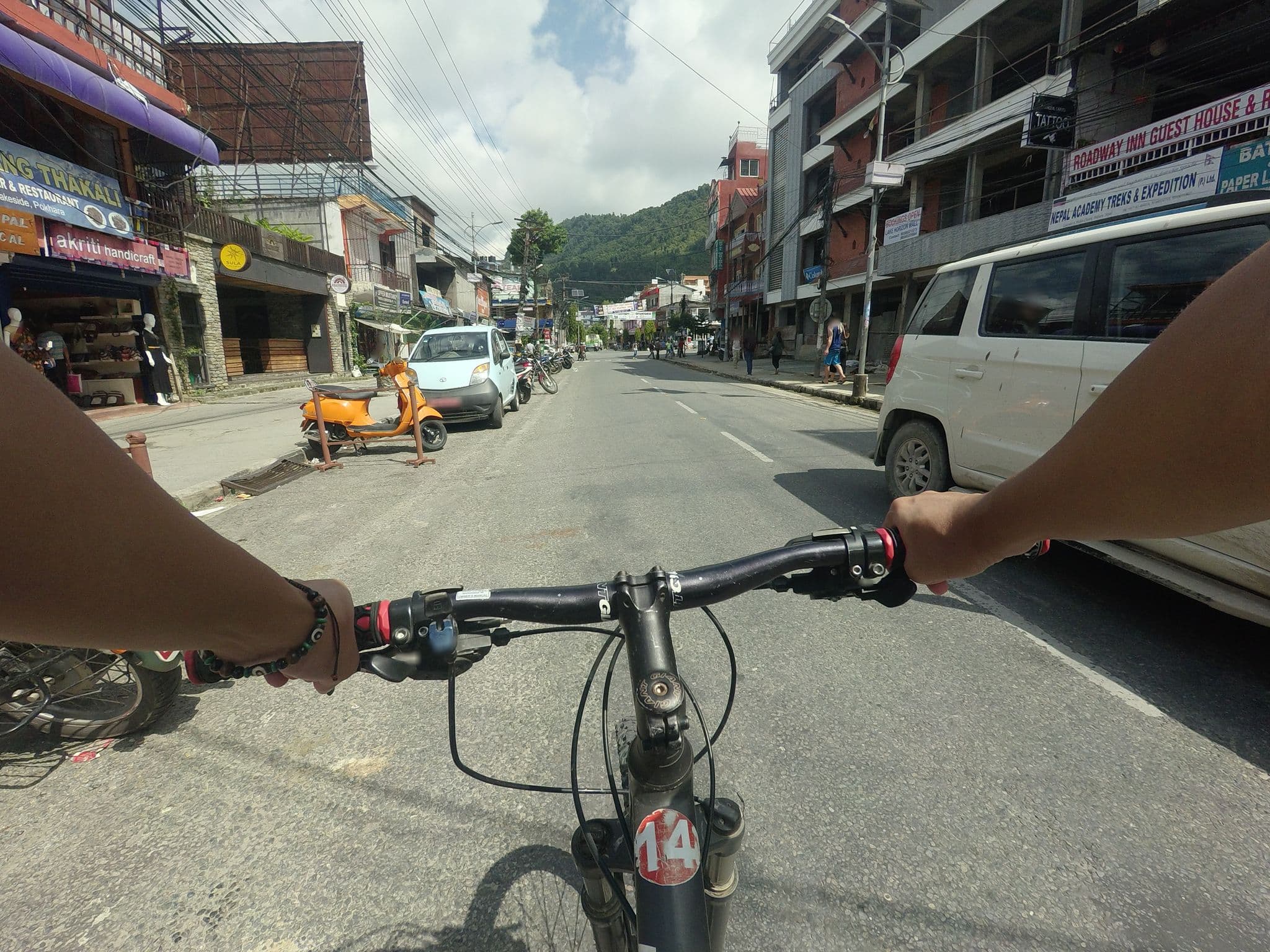 Street view near Elia Guesr House, Pokhara — © GOwin (CC BY-SA · Mapillary)