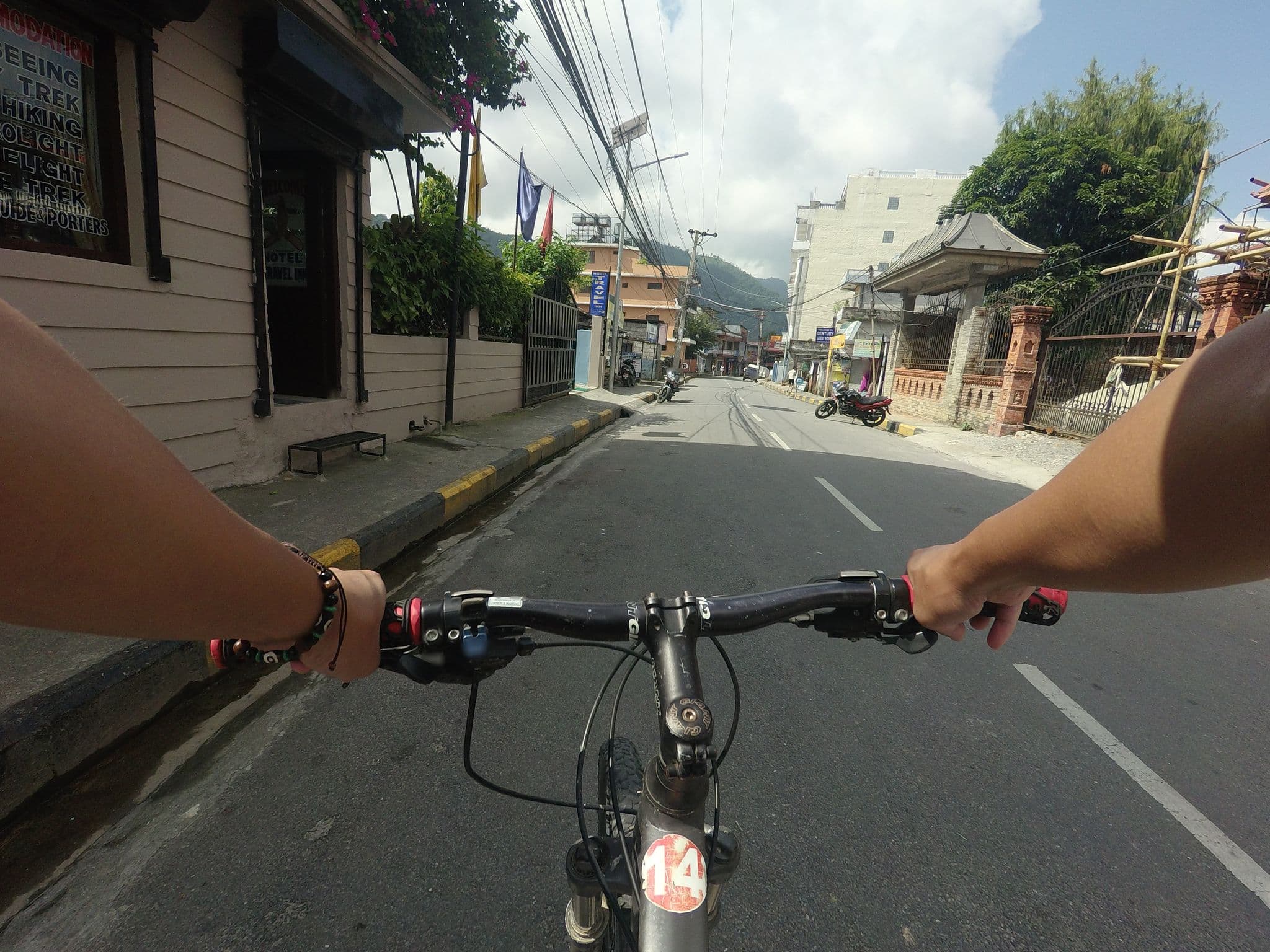 Street view near Hotel Travel Inn, Pokhara — © GOwin (CC BY-SA · Mapillary)