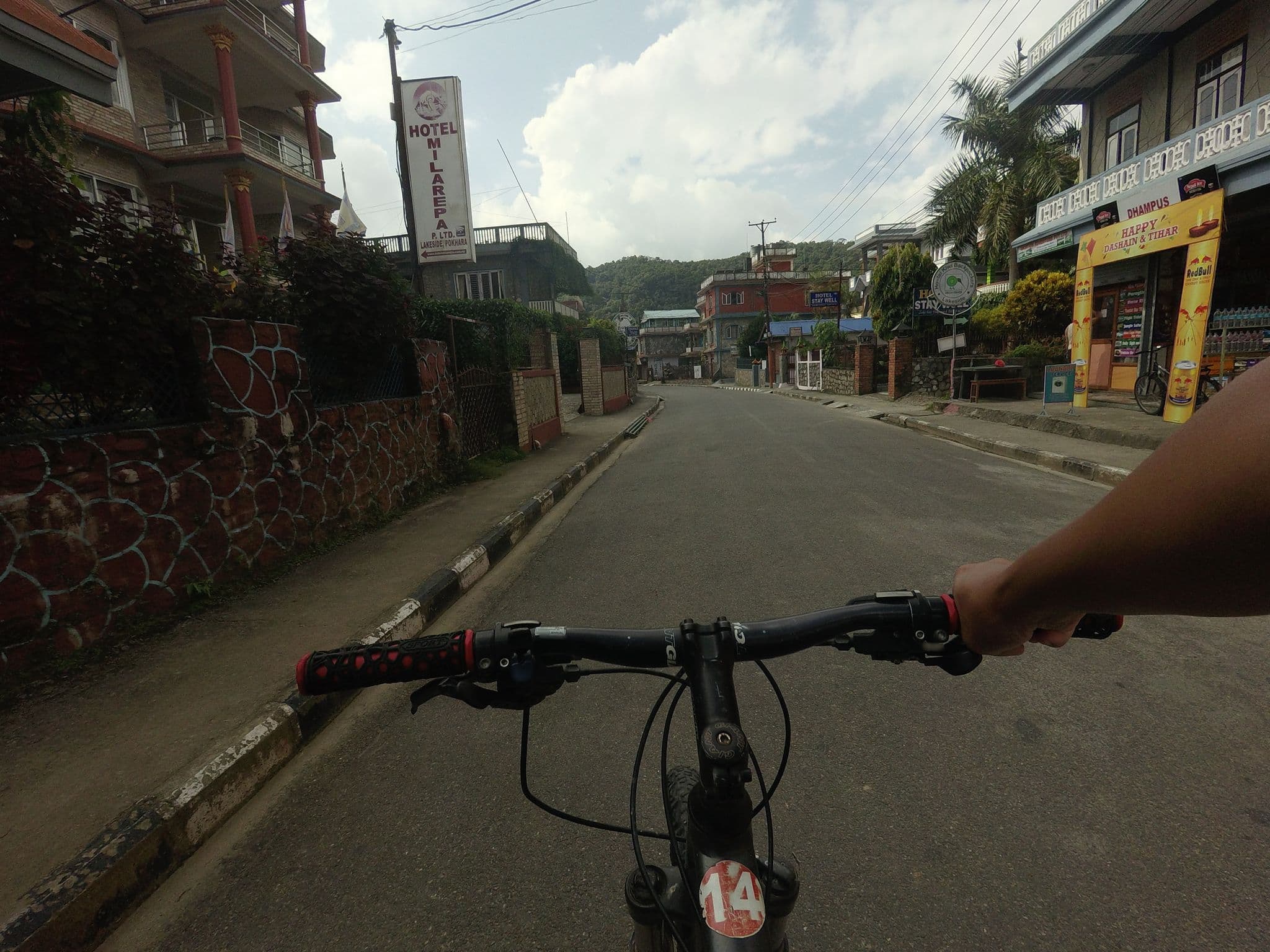 Street view near Kumari Lodge, Pokhara — © GOwin (CC BY-SA · Mapillary)