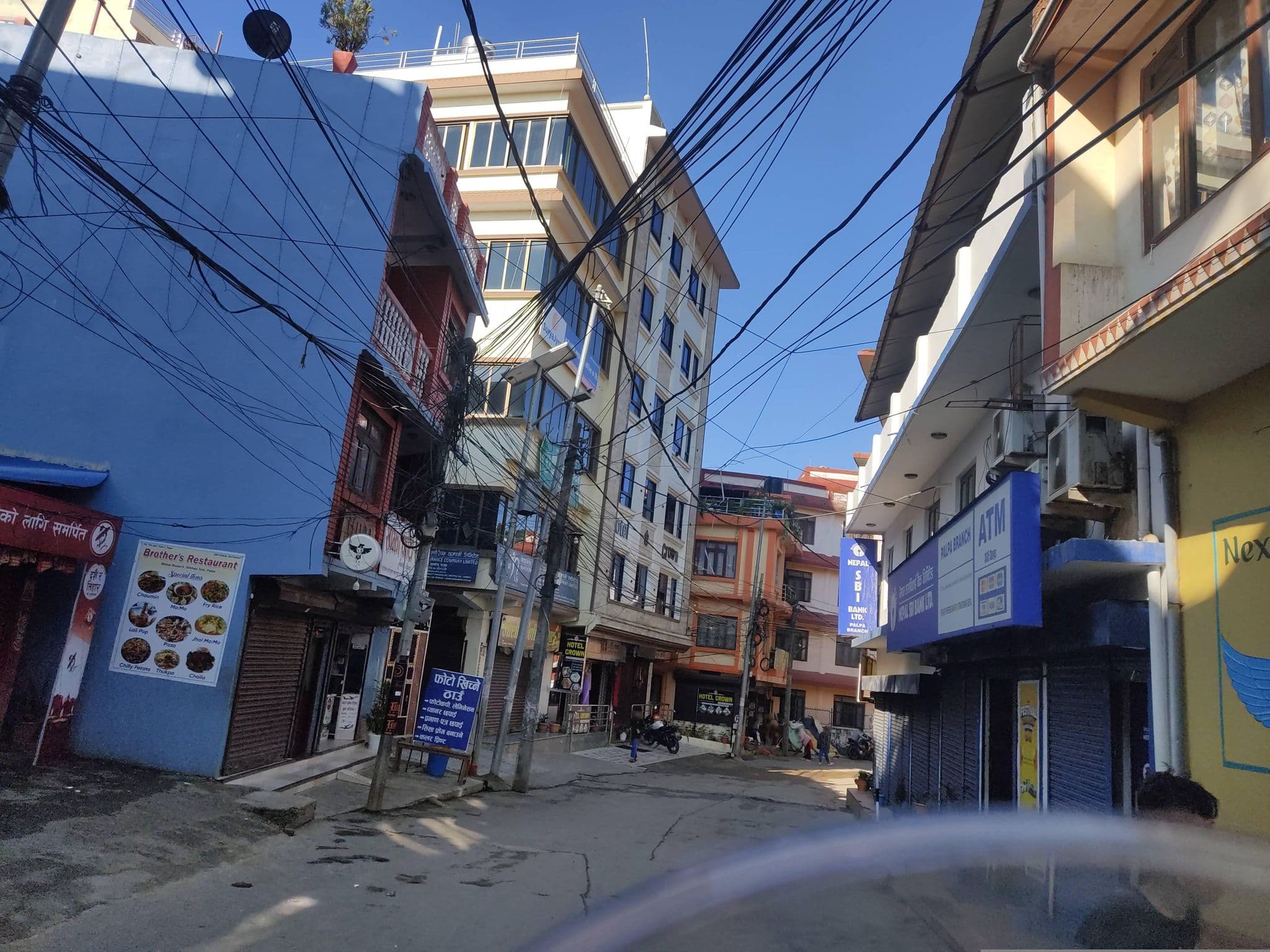 Street view near Hotel Crown, Tānsen — © Rabina_1 (CC BY-SA · Mapillary)