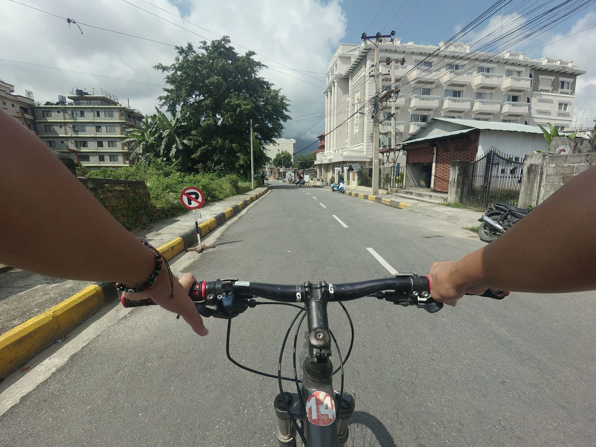Street view near Hotel Kalpana, Pokhara — © GOwin (CC BY-SA · Mapillary)