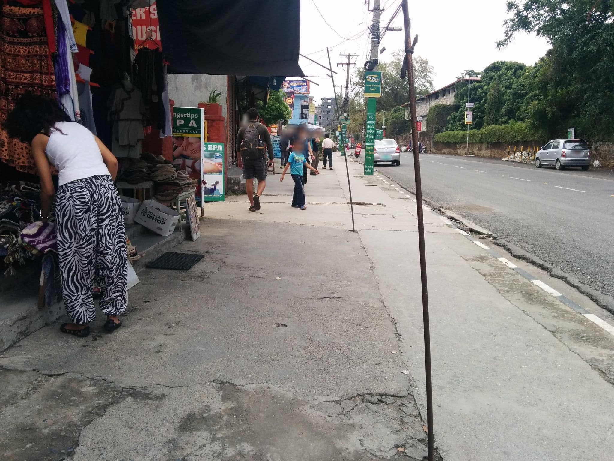 Street view near Hotel See You Again, Pokhara — © sashazykov (CC BY-SA · Mapillary)