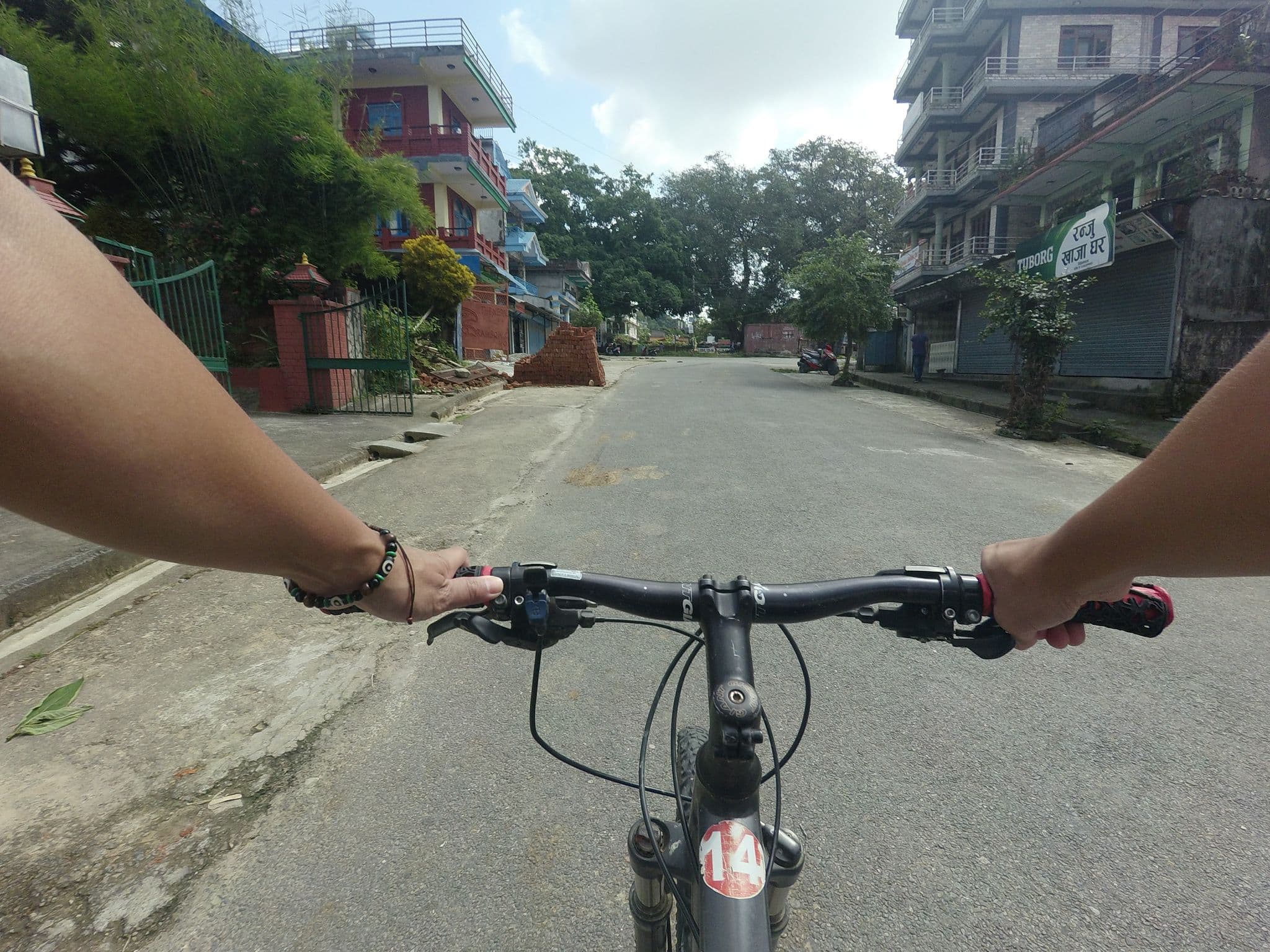 Street view near Hotel Silent Tower, Pokhara — © GOwin (CC BY-SA · Mapillary)