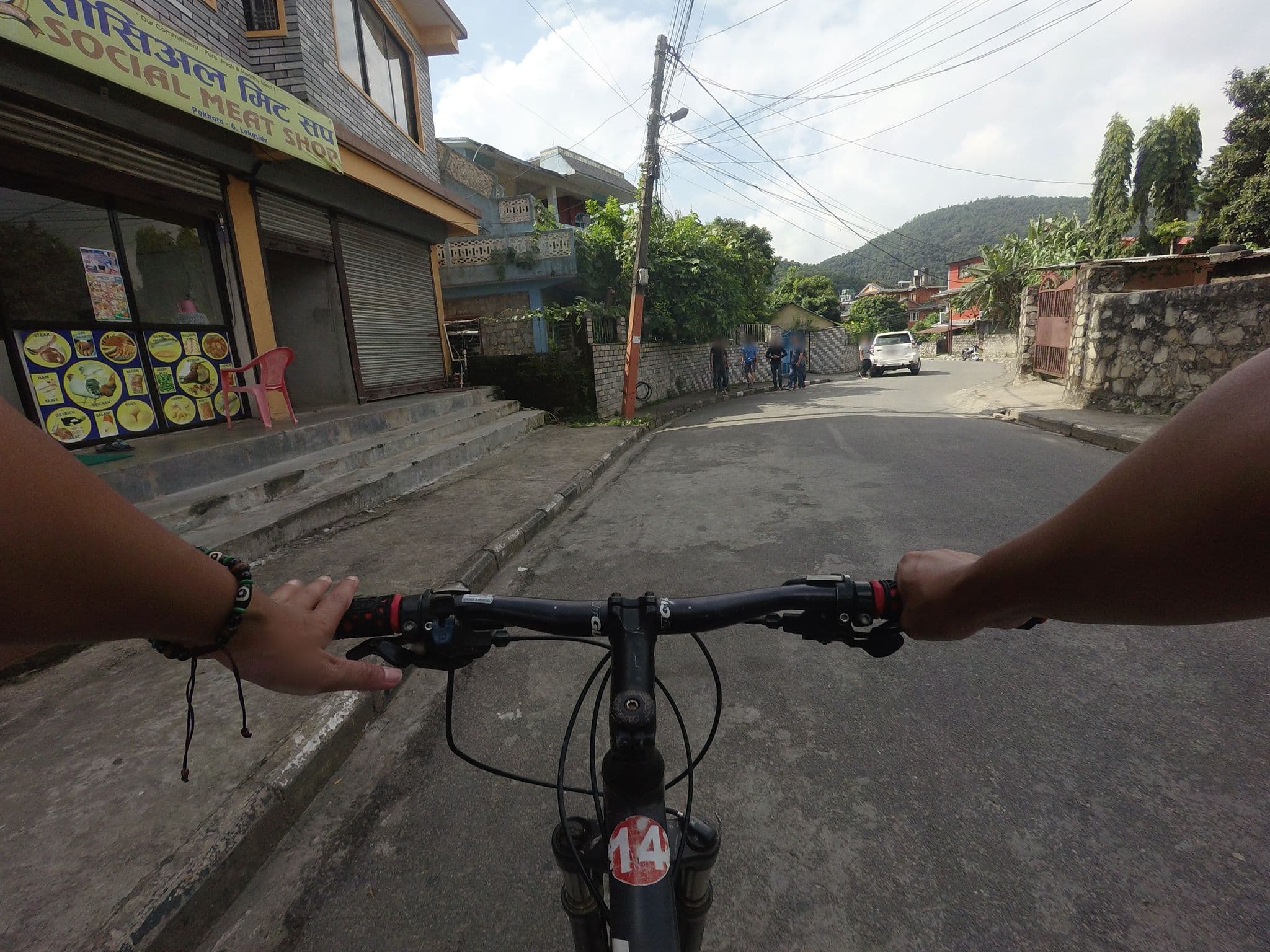 Street view near Little Buddha Guest House, Pokhara — © GOwin (CC BY-SA · Mapillary)