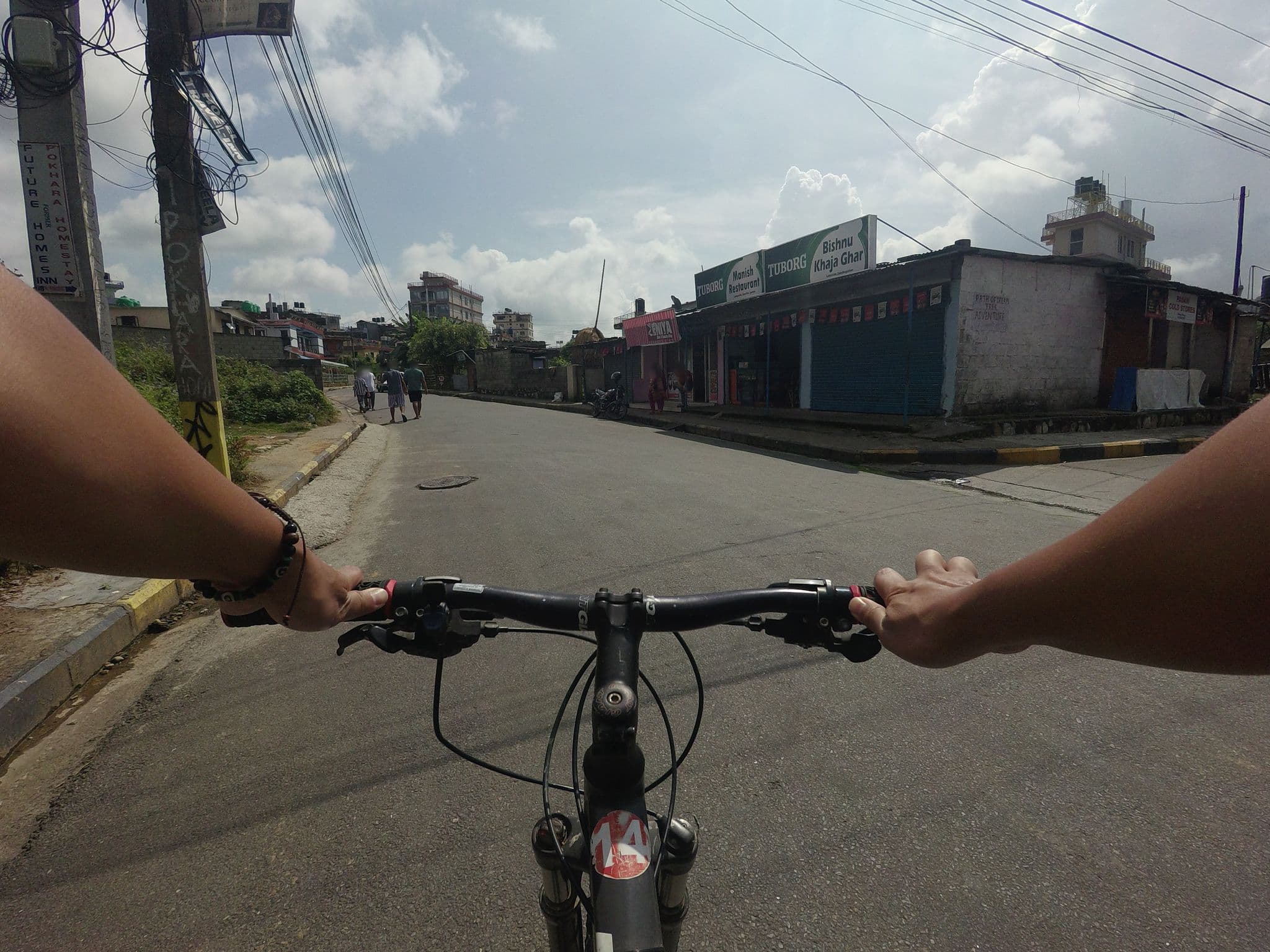 Street view near Kumari Star Inn, Pokhara — © GOwin (CC BY-SA · Mapillary)