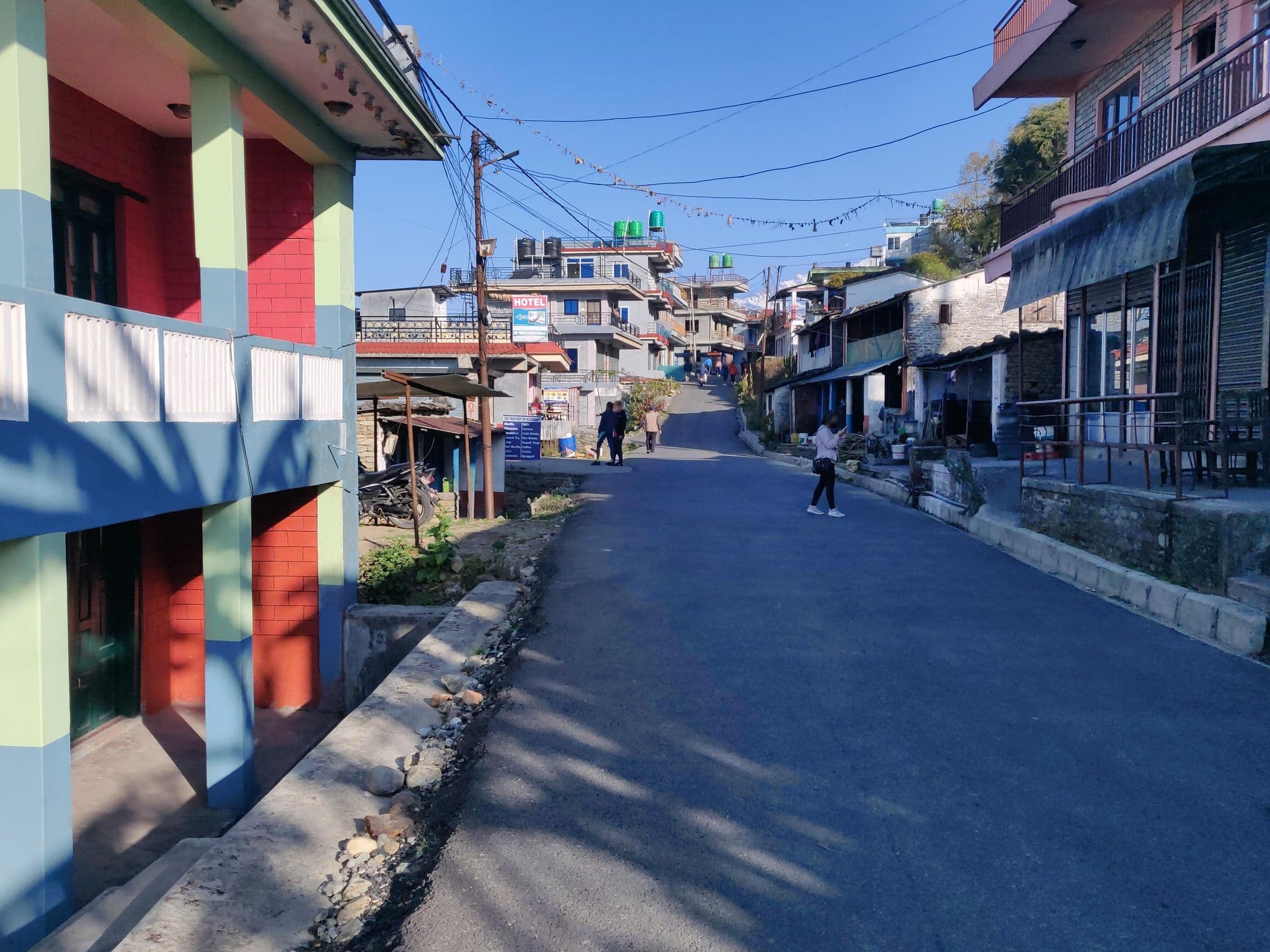 Street view near Mountain view lodge & Restaurant, Pokhara — © unen (CC BY-SA · Mapillary)