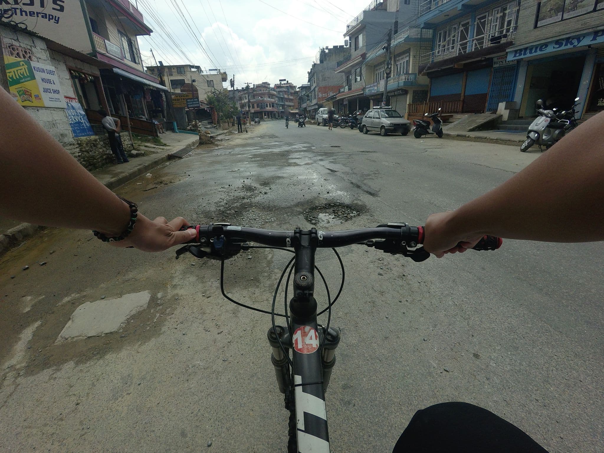Street view near Hotel Kunja, Pokhara — © GOwin (CC BY-SA · Mapillary)