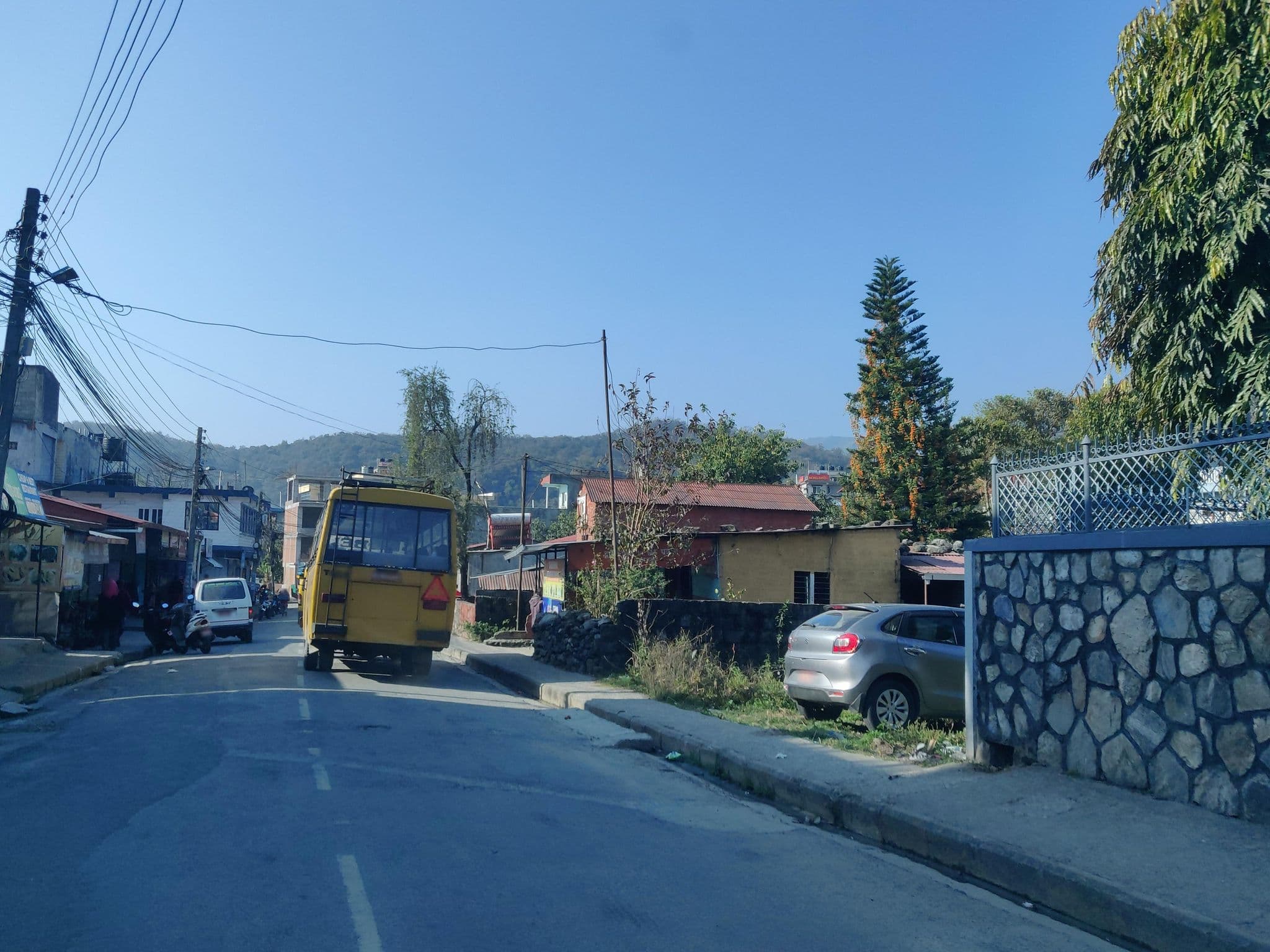 Street view near Hyecho Himalayan Lodge, Pokhara — © unen (CC BY-SA · Mapillary)