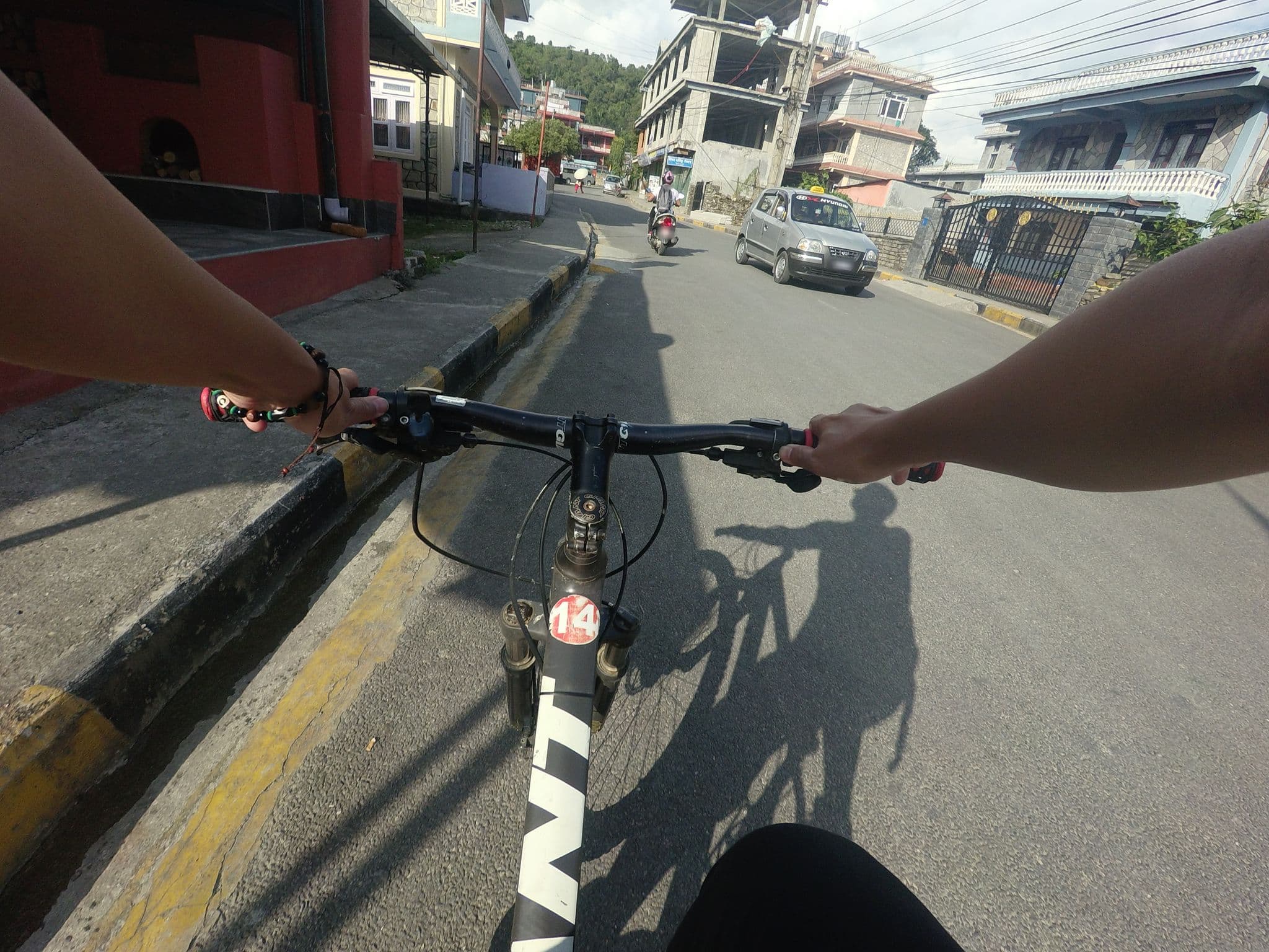 Street view near Hotel Rockland, Pokhara — © GOwin (CC BY-SA · Mapillary)