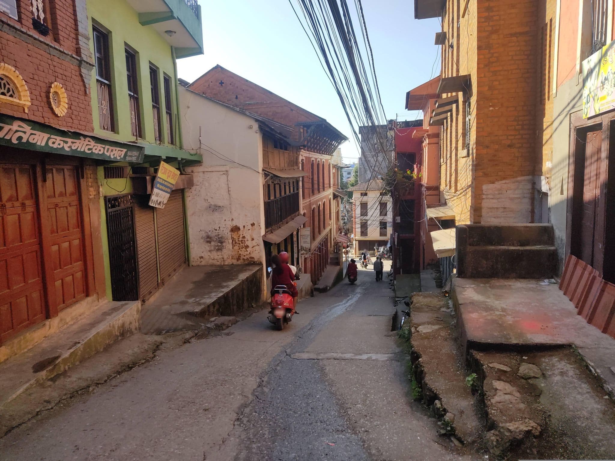 Street view near City View Homestay, Tānsen — © Rabina_1 (CC BY-SA · Mapillary)