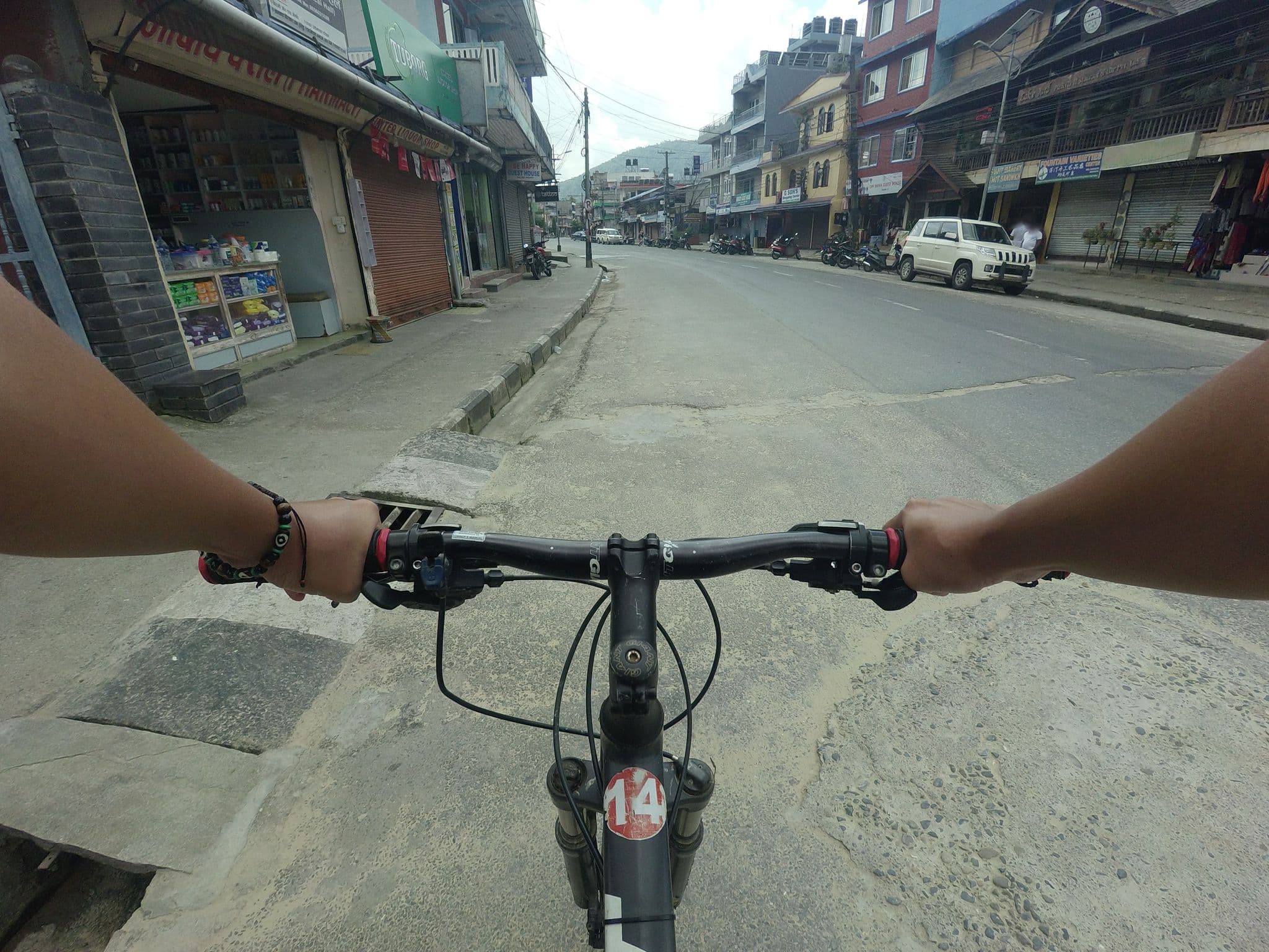 Street view near Hotel Apex, Pokhara — © GOwin (CC BY-SA · Mapillary)