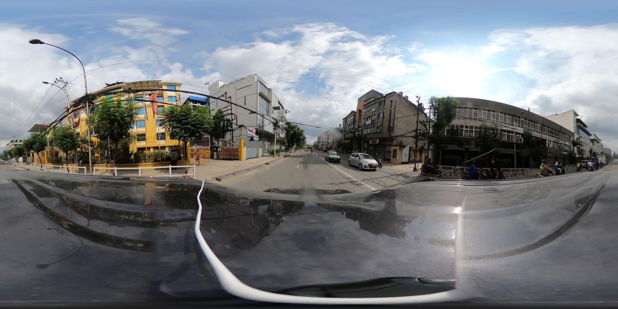 Street view near Hotel Mountain, Kathmandu — © sakarbhusal (CC BY-SA · Mapillary)