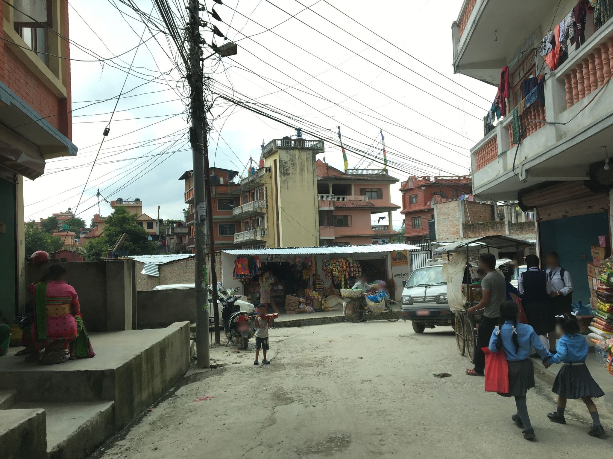 Street view near The Valley Guesthouse, Kathmandu — © akimasa (CC BY-SA · Mapillary)
