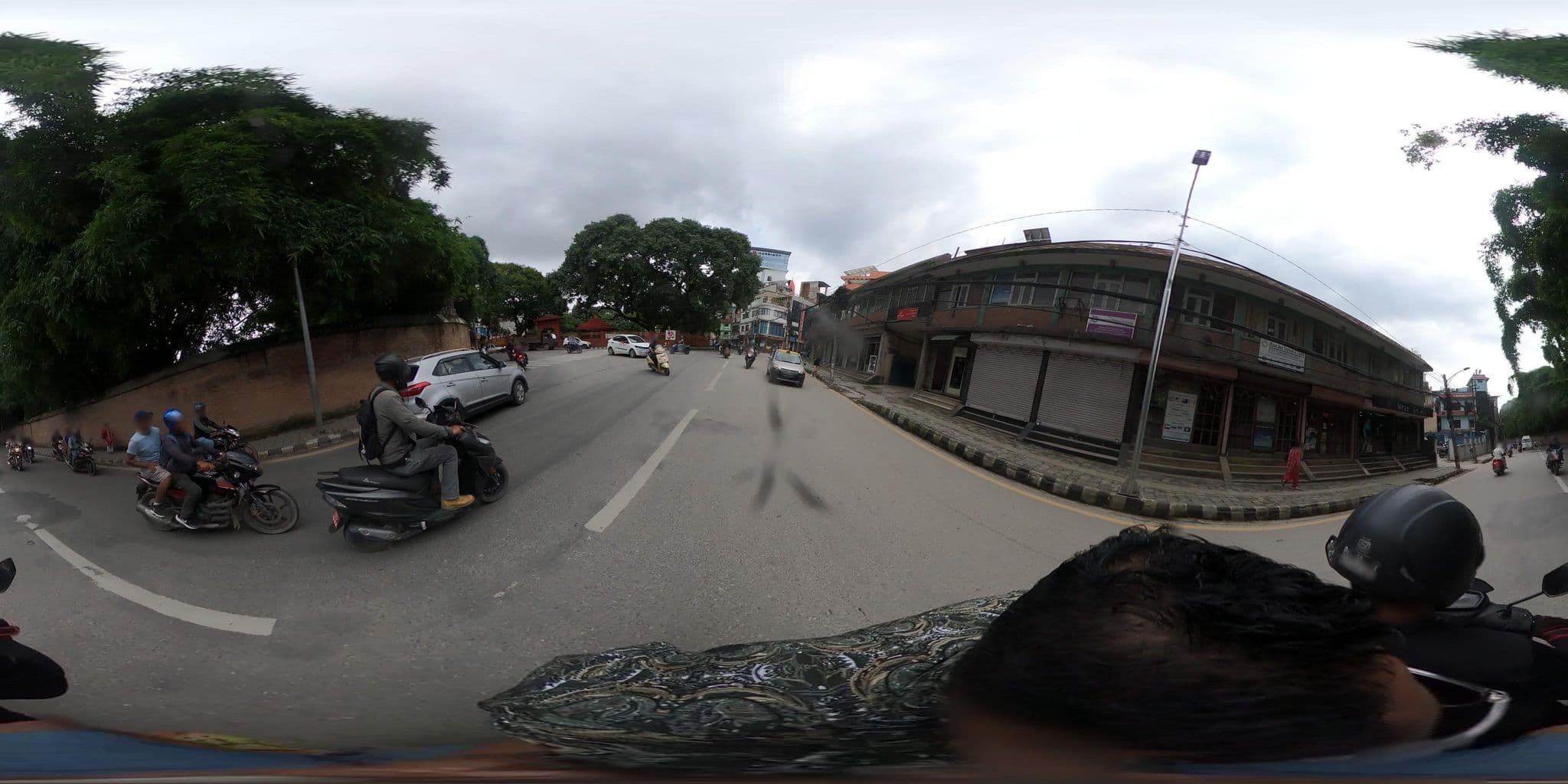 Street view near Hotel de l' Annapurna, Kathmandu — © sakarbhusal (CC BY-SA · Mapillary)