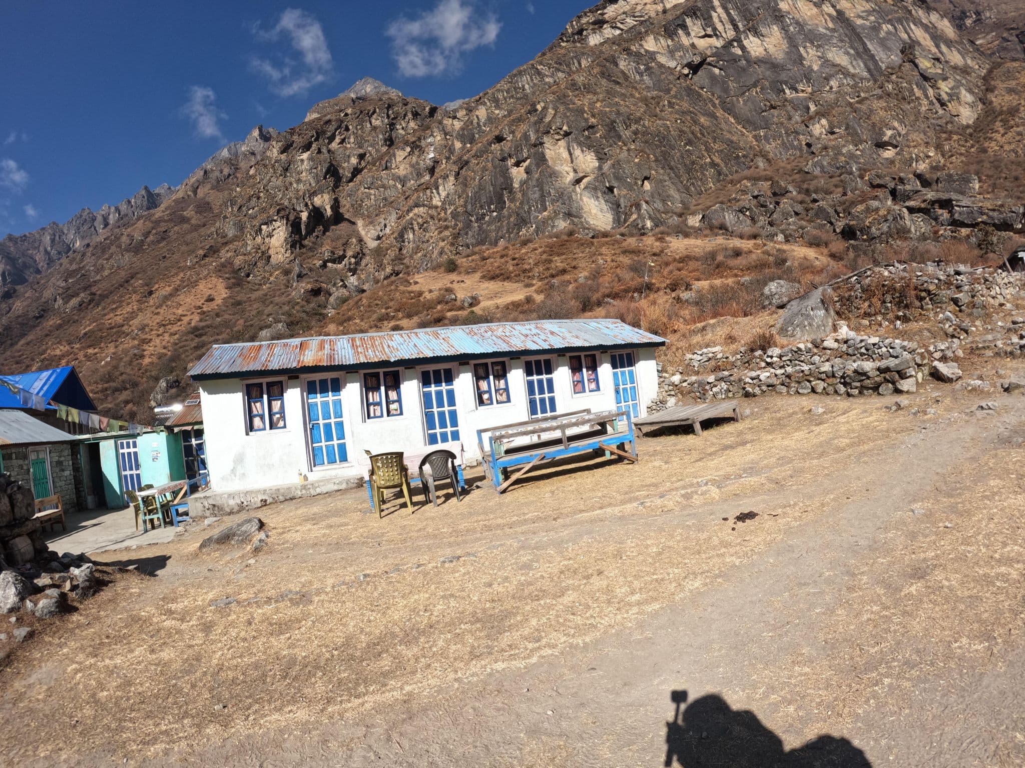 Street view near Potala Eco-Friendly Lodge, Chapali̇̄ Bhaḍrakāli̇̄ — © Narayan01 (CC BY-SA · Mapillary)