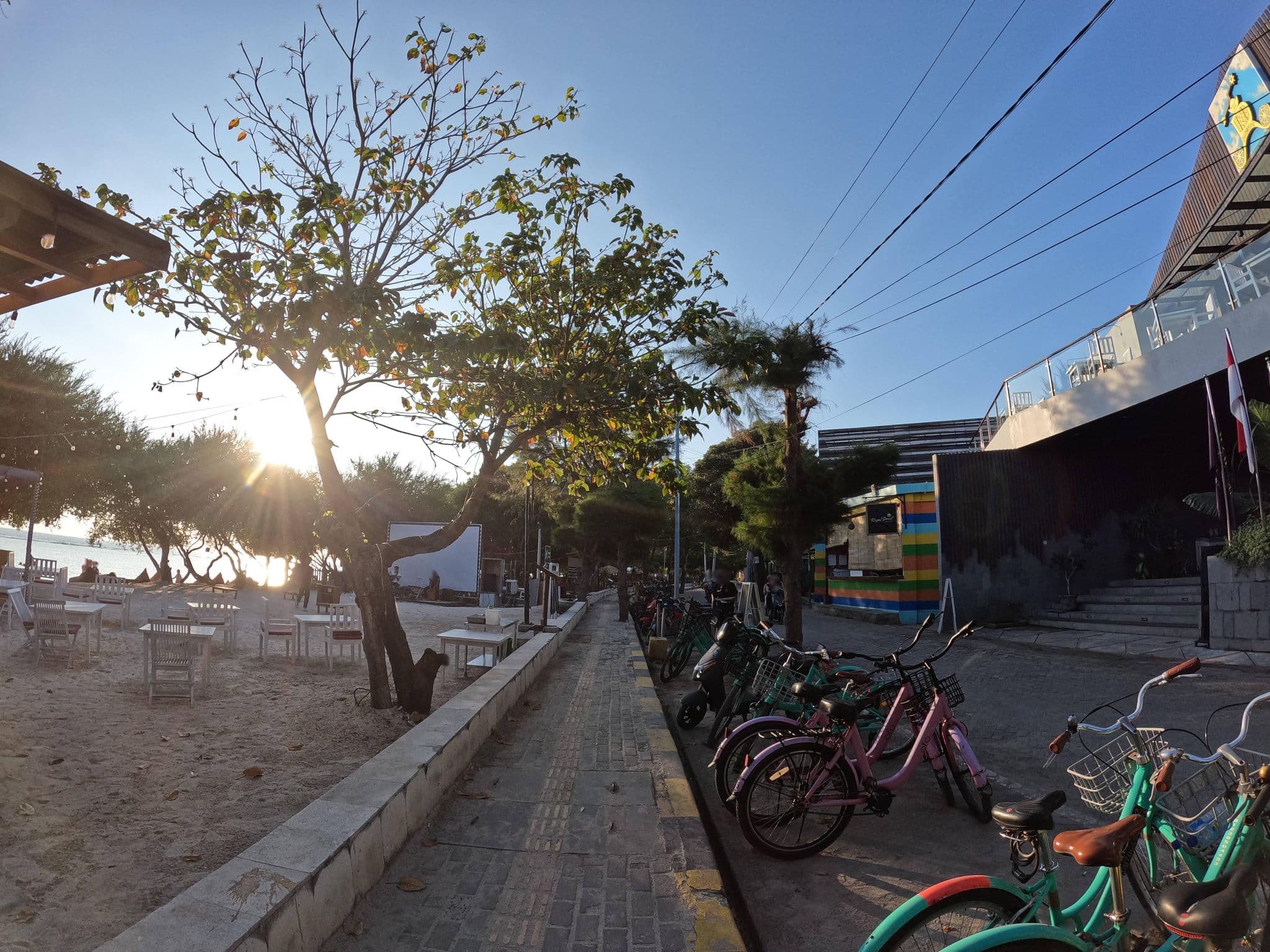 Street view near Villa Bambu, Gili Trawangan — © lucomsky (CC BY-SA · Mapillary)
