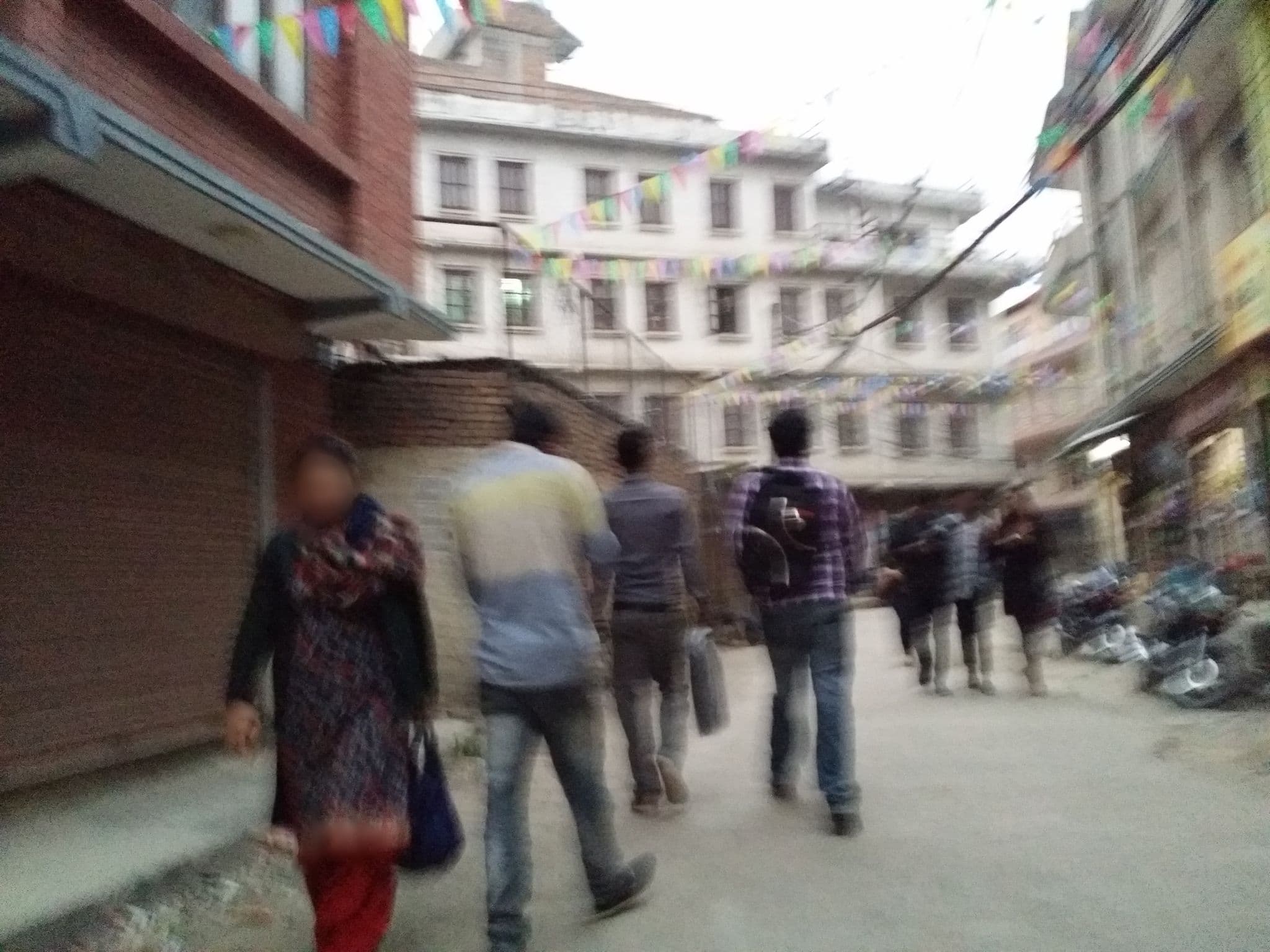 Street view near Hotel Balaji, Kathmandu — © puskarhumagai (CC BY-SA · Mapillary)
