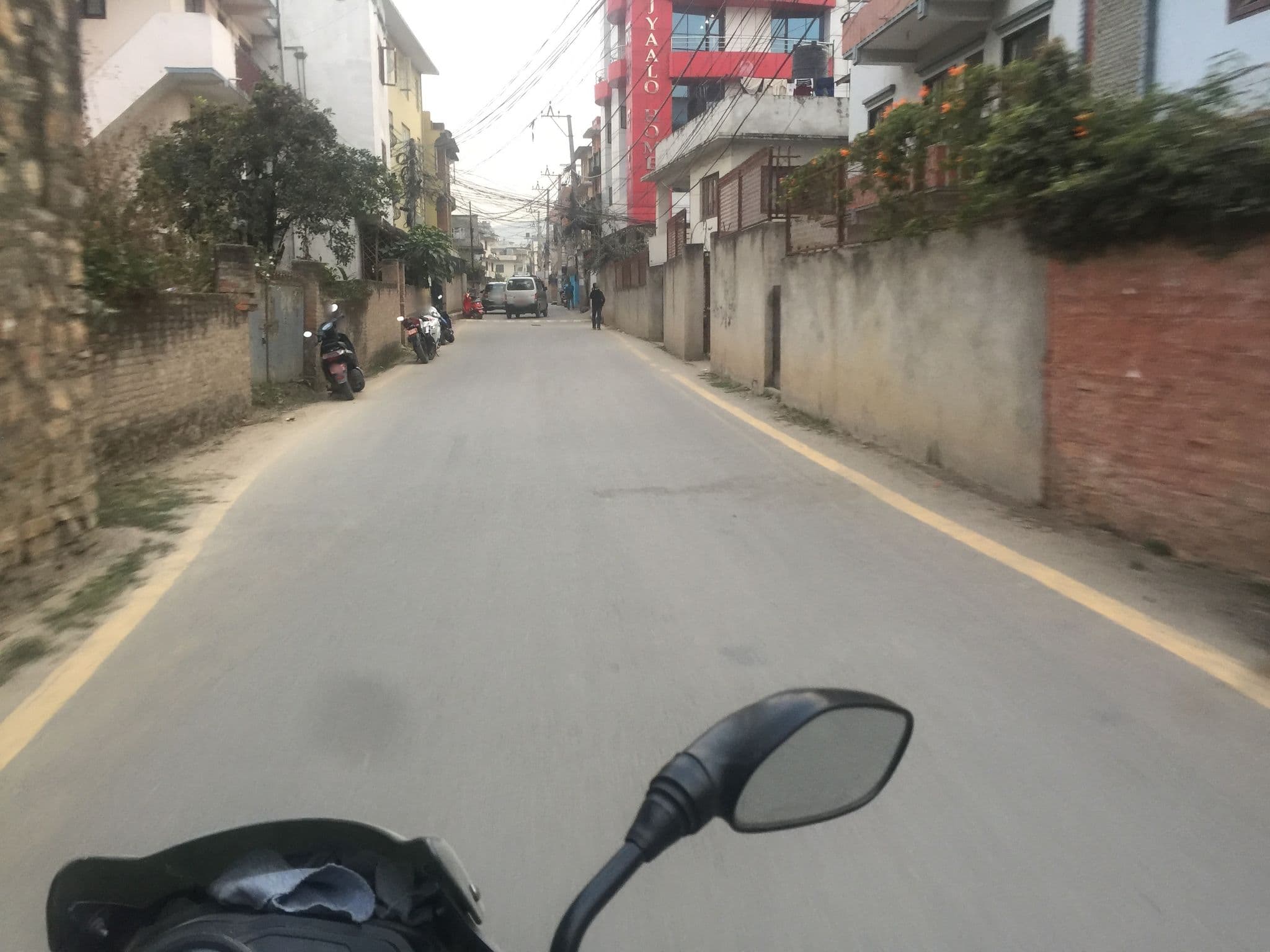 Street view near Mountain Child Guesthouse, Pātan — © saharsha (CC BY-SA · Mapillary)